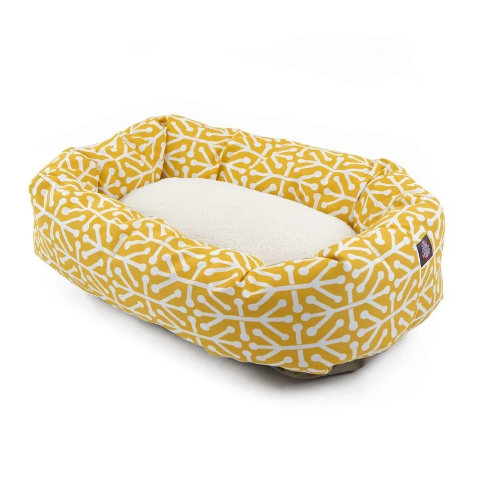 Aruba Sherpa Bagel Dog Bed
