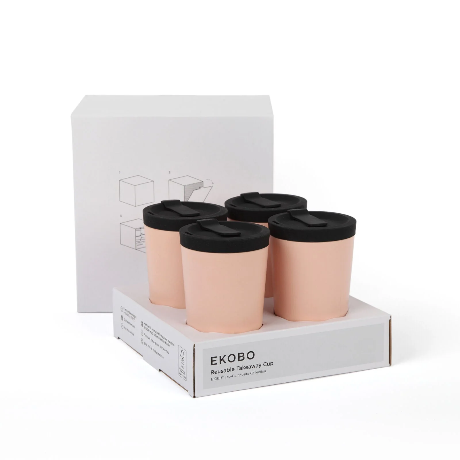 Vogeelle Takeaway Mug 17 oz - Blush