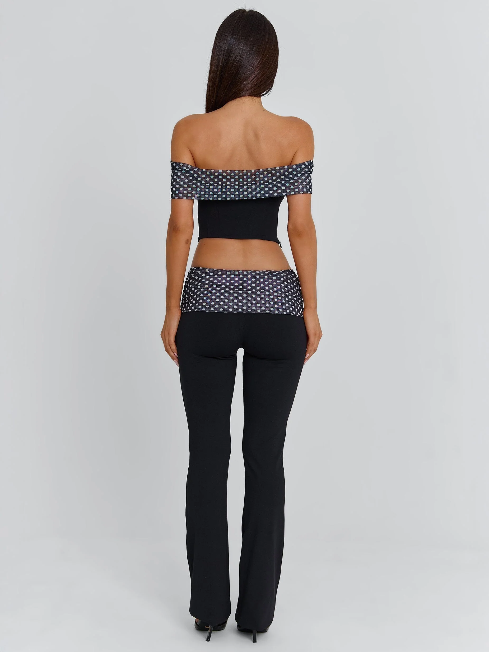 Emil Top Black Polka Dot