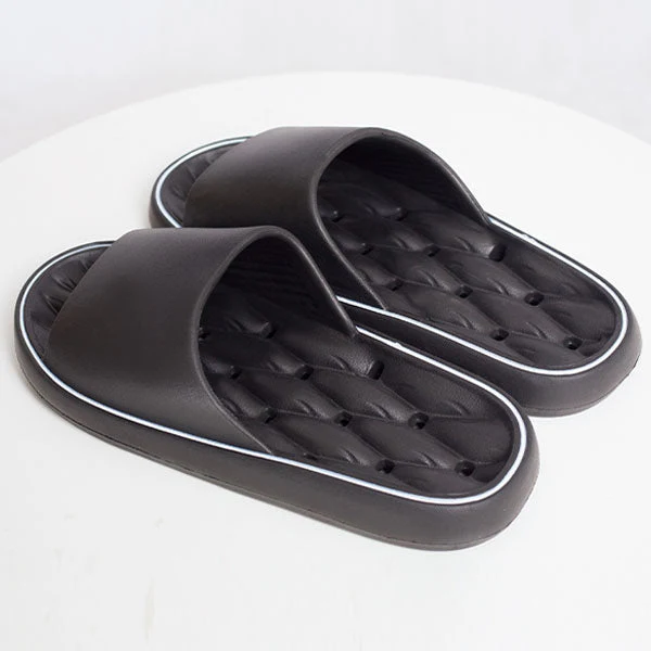 Shhhandals Unisex Anti-Slip Woven Textured Pillow Slides (1 Pair) Multiple Colors & Sizes