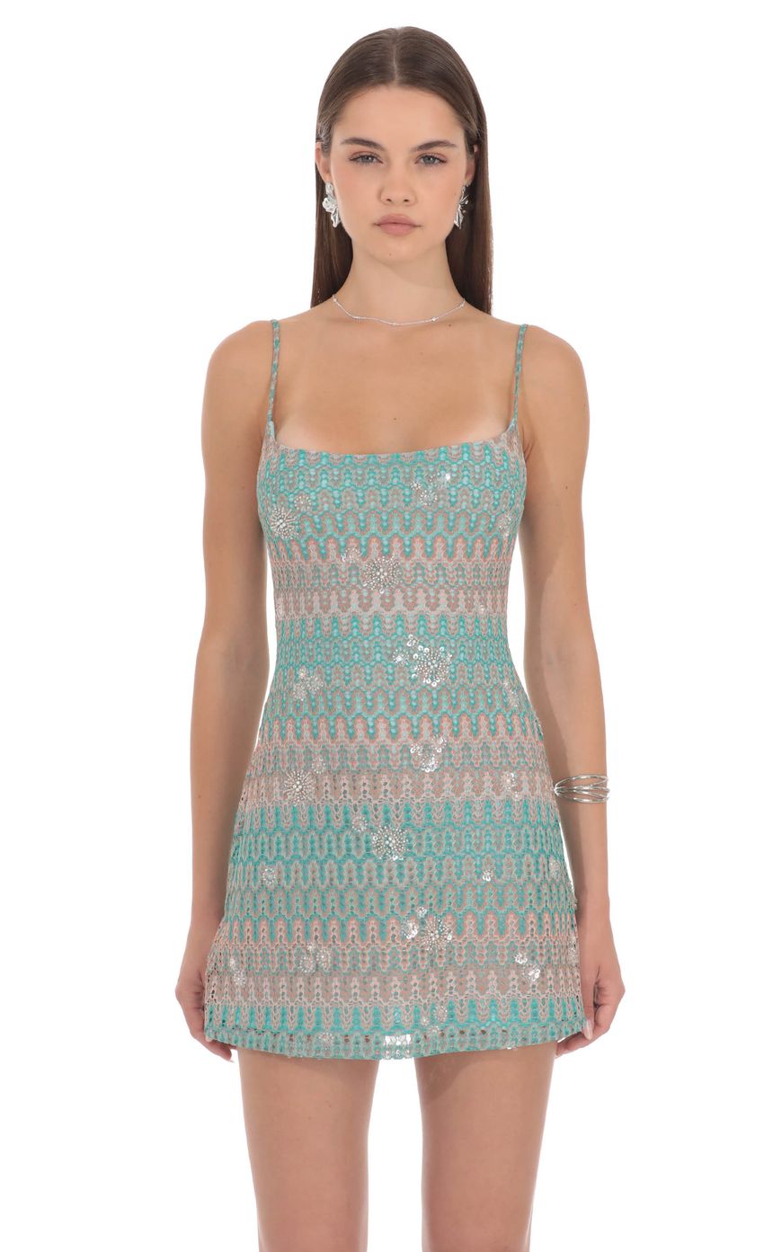 Ella Embellished Mini Dress