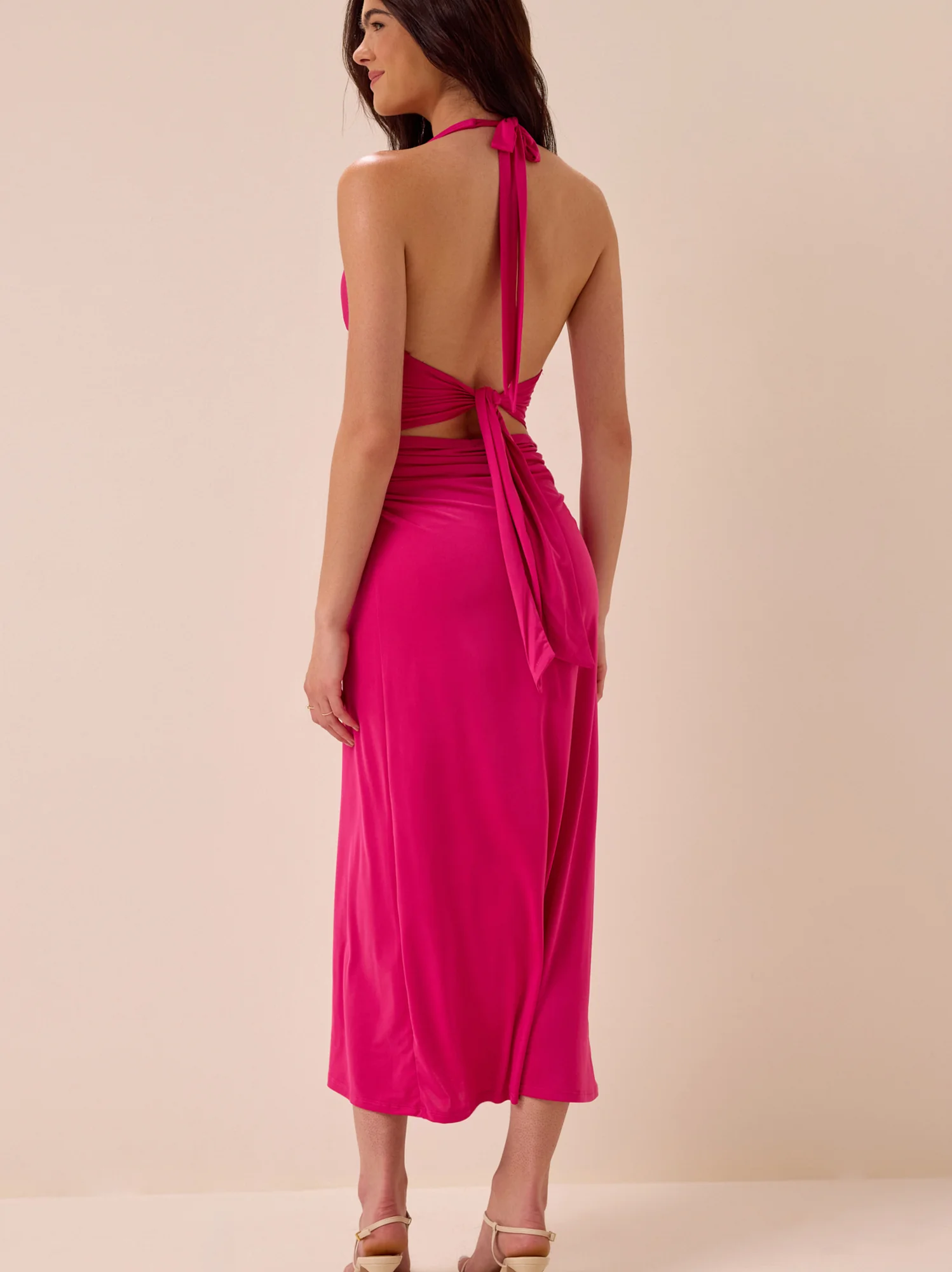 Lottie Halter Maxi Dress
