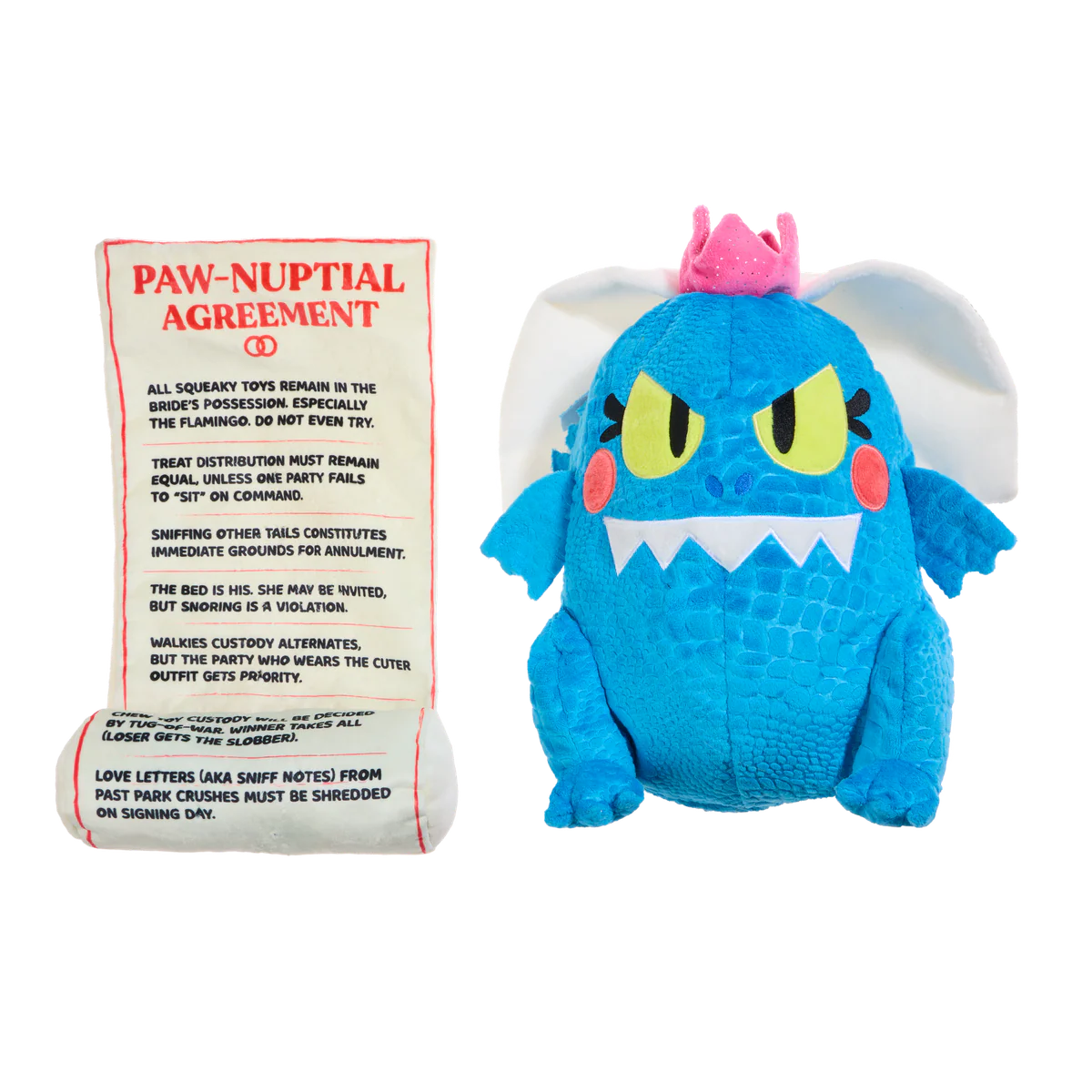 Bridezilla Plush Extra-Large 2-In-1 Dog Toy
