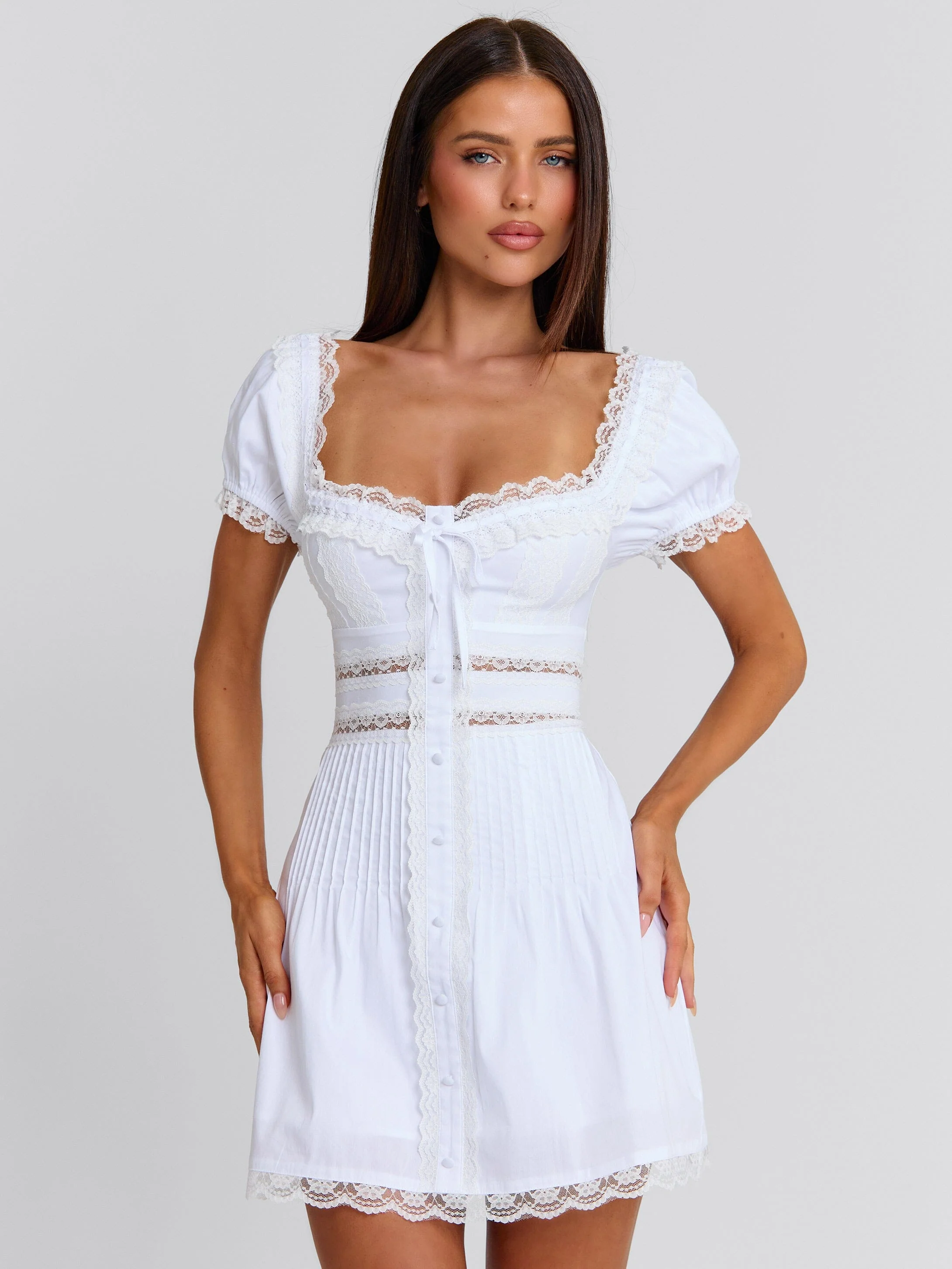 Nadiene Mini Dress White