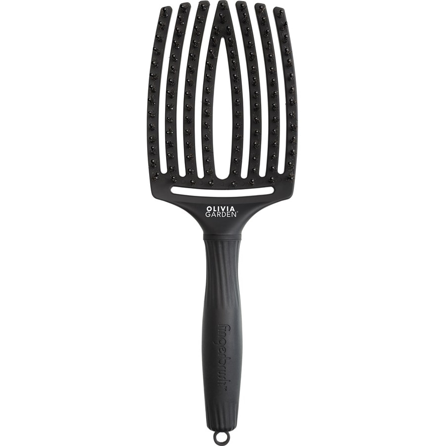 Olivia Garden Fingerbrush Szczotka do rozczesywania z włosiem z dzika/nylonu