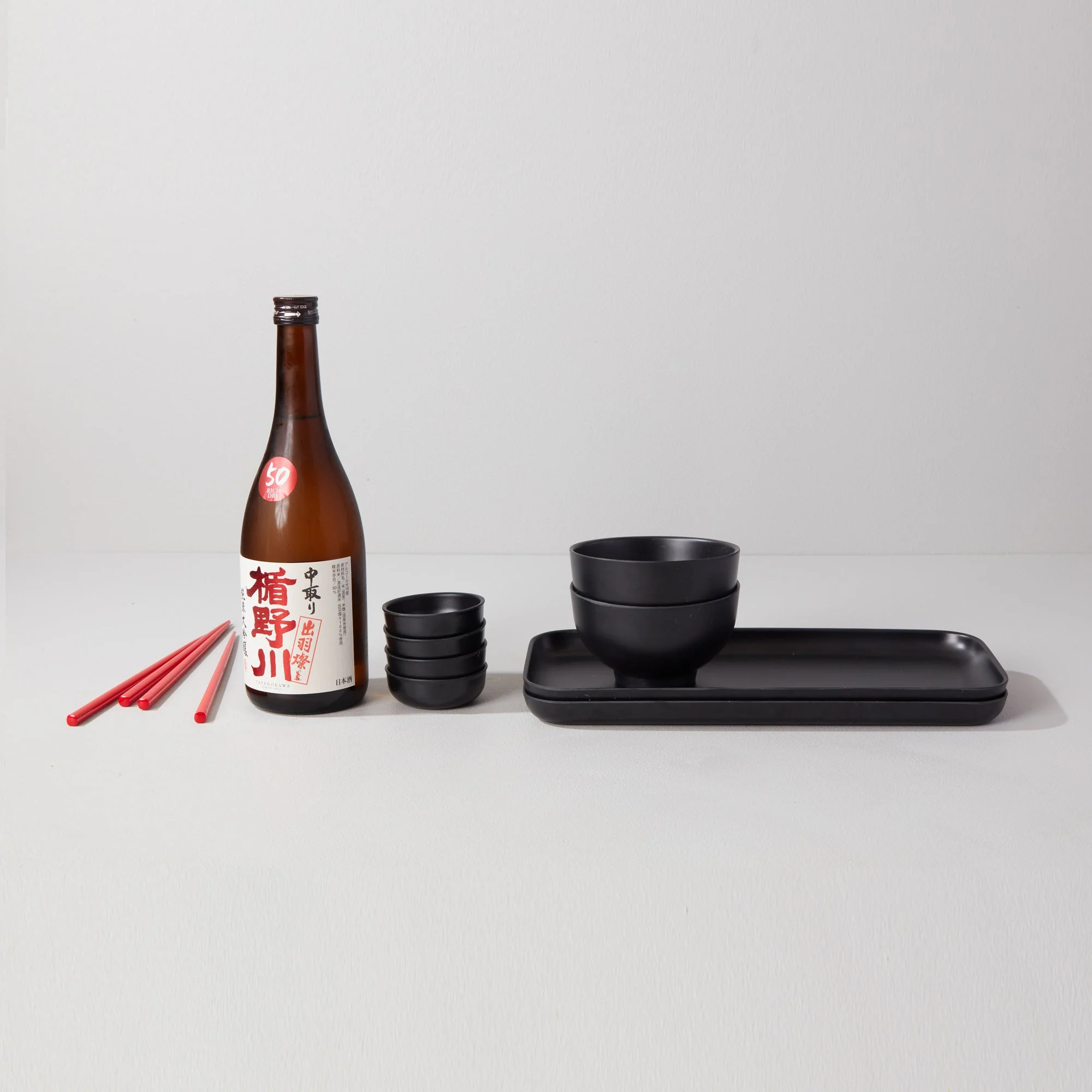 Vogeelle Sushi Set for 2 - Black