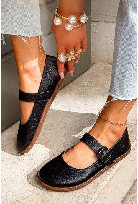 Czarne baleriny barefoot Elora