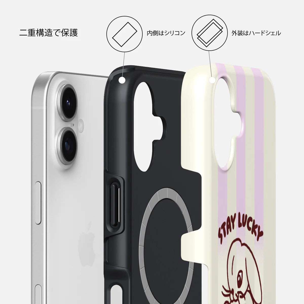 Stay Lucky - iPhone 17 ケース