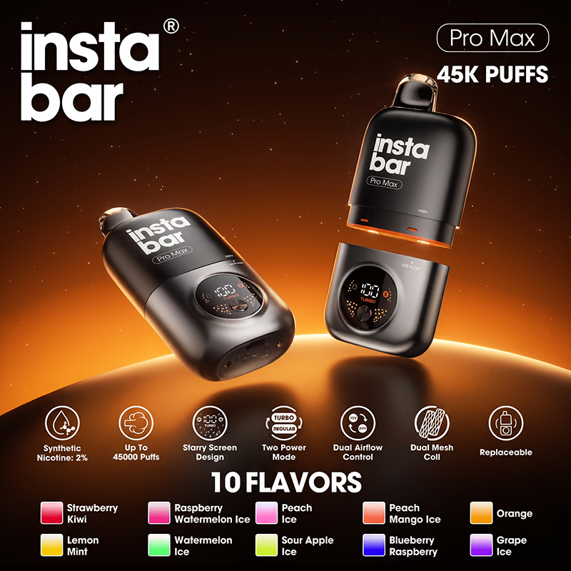 Instabar Pro Max 45K KIT(Urządzenie+Wymienny wkład)
