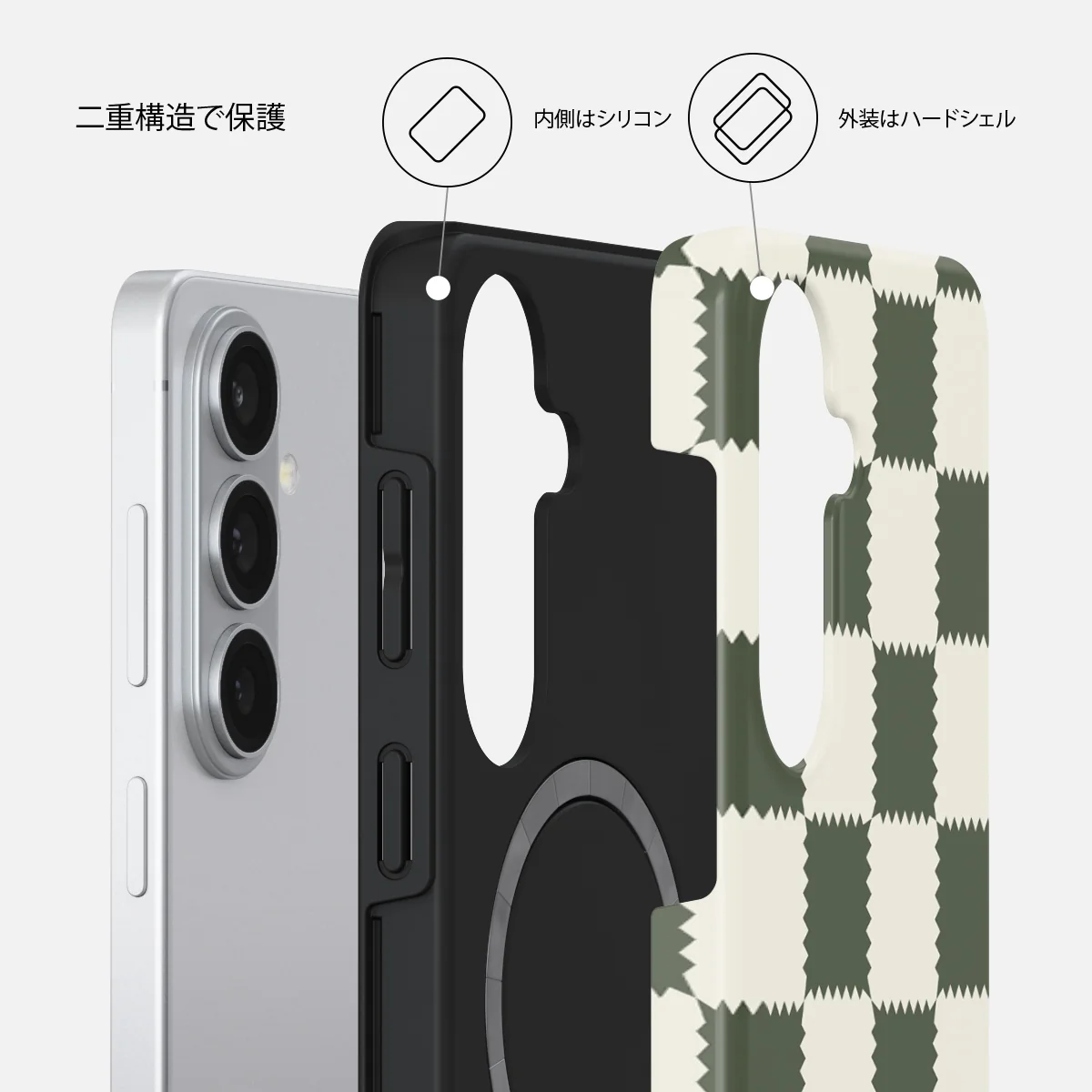 Retro Grid - Samsung Galaxy S26 Plus ケース