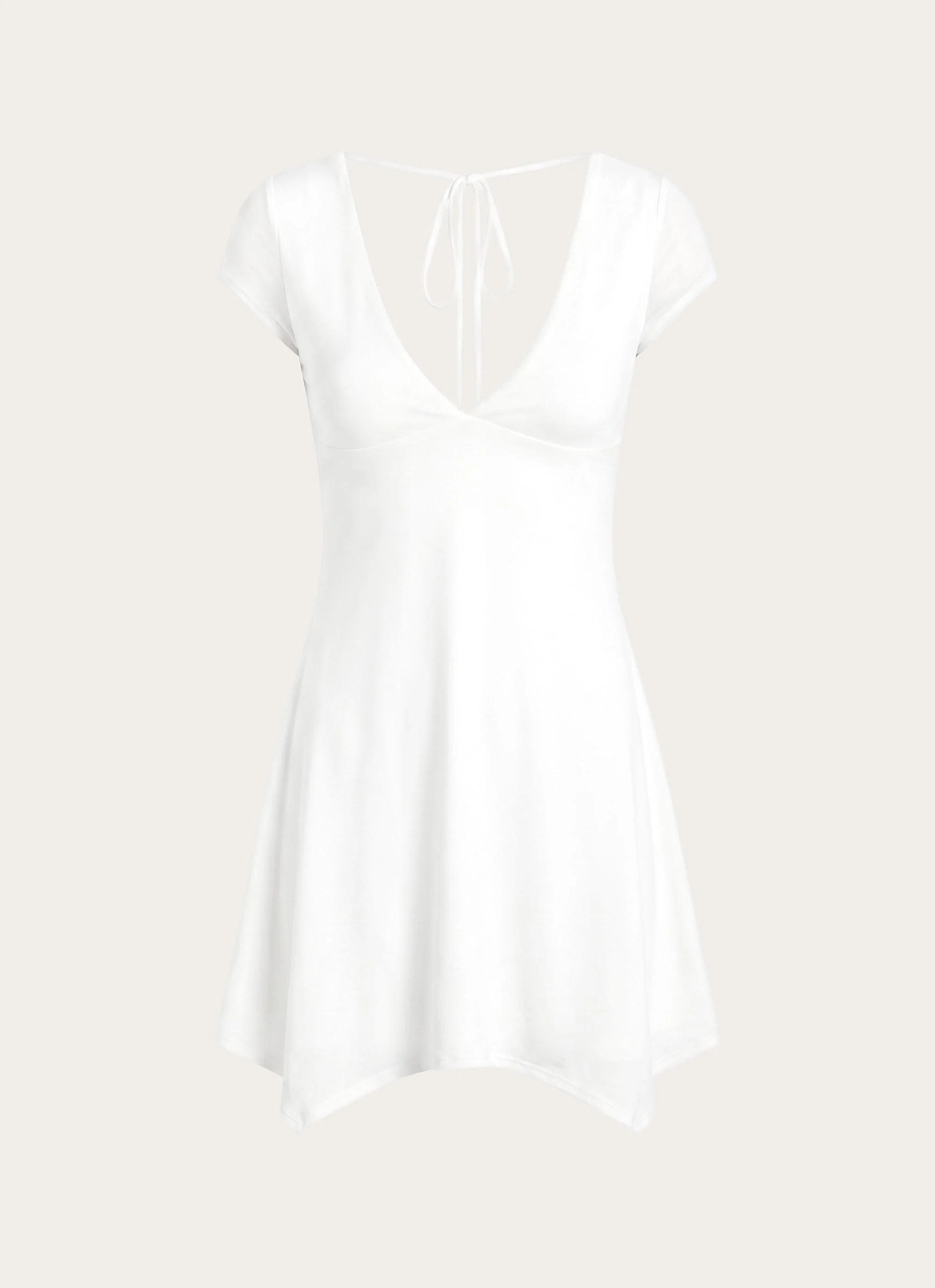 Zev Mini Dress - White - luluinthesky