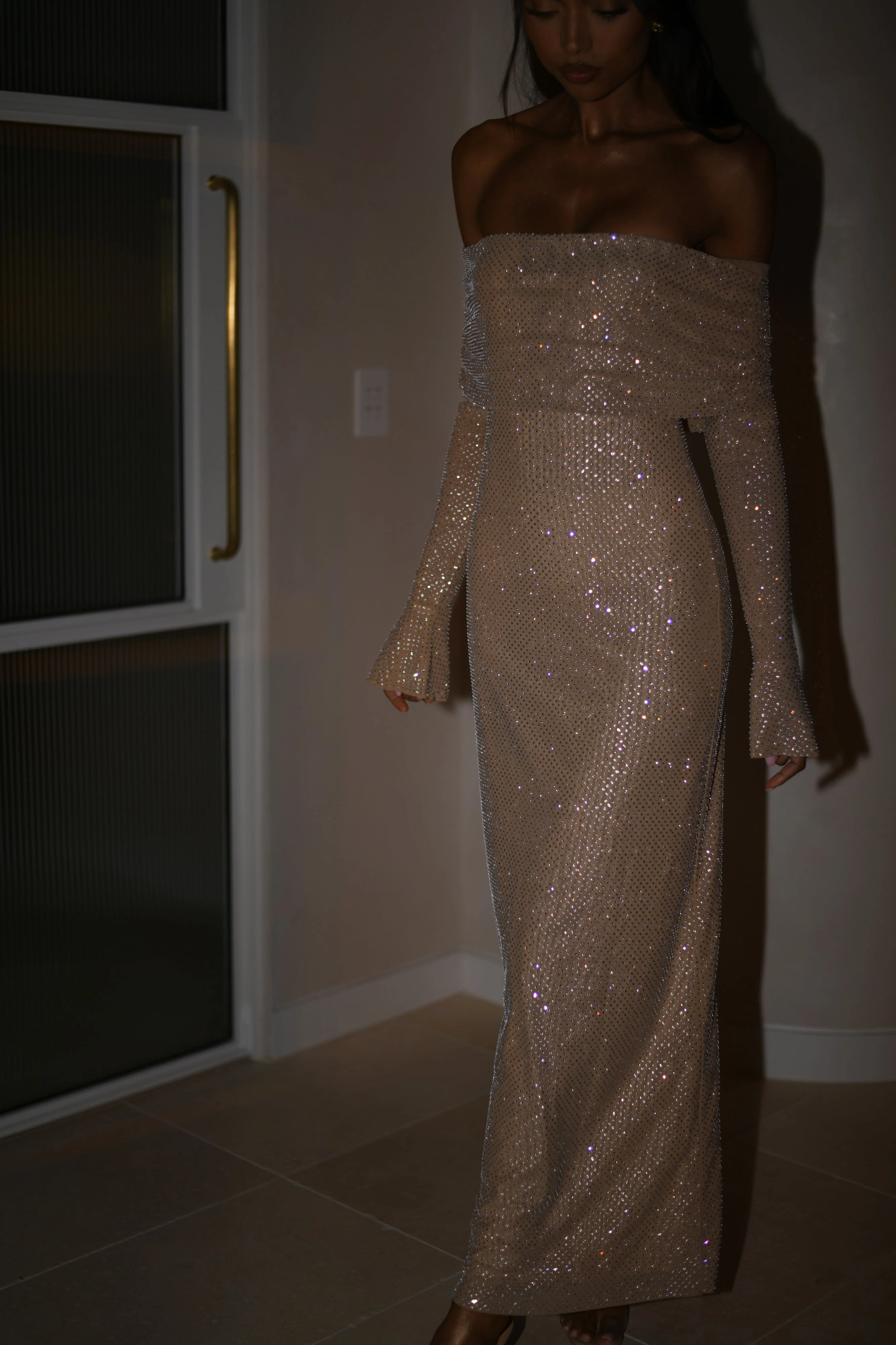Marcel-Square-Diamante-Maxi-Dress-Nude