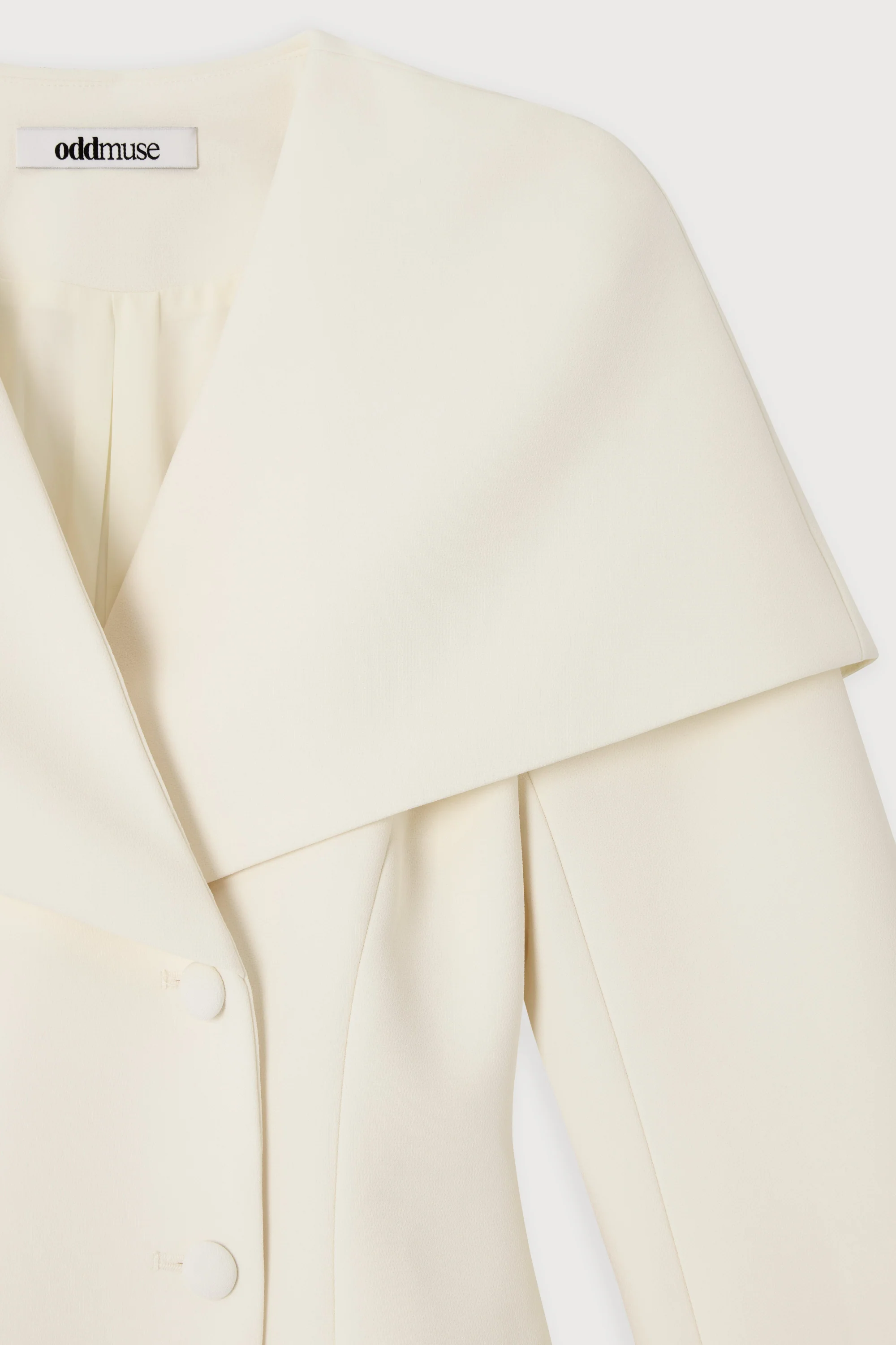 Statement Collar Mini Dress