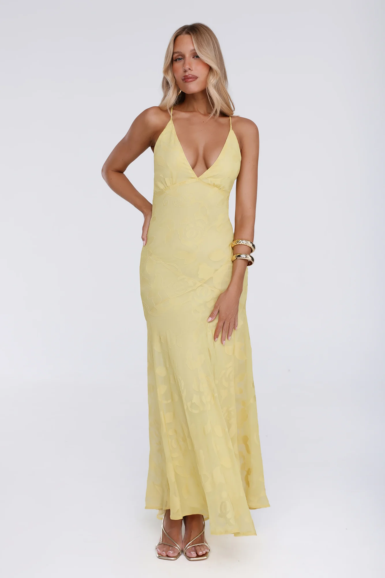 Soft Life Club Maxi Dress Yellow