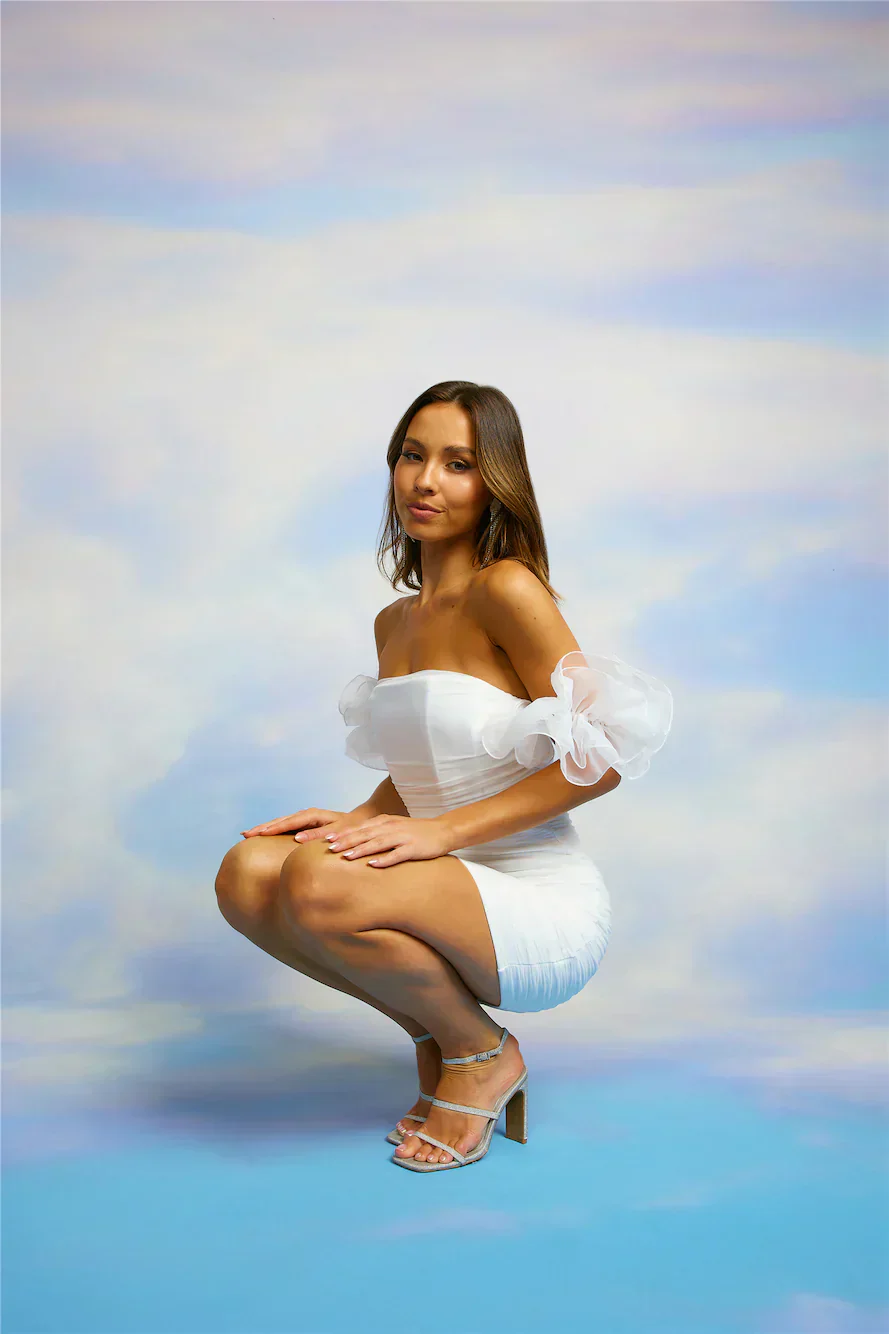 Stardust Muse Dream Walker White Mini Dress - luluinthesky