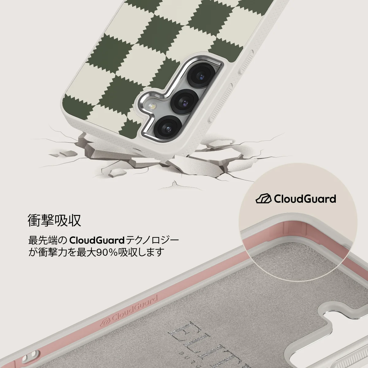 Retro Grid - Samsung Galaxy S25 ケース