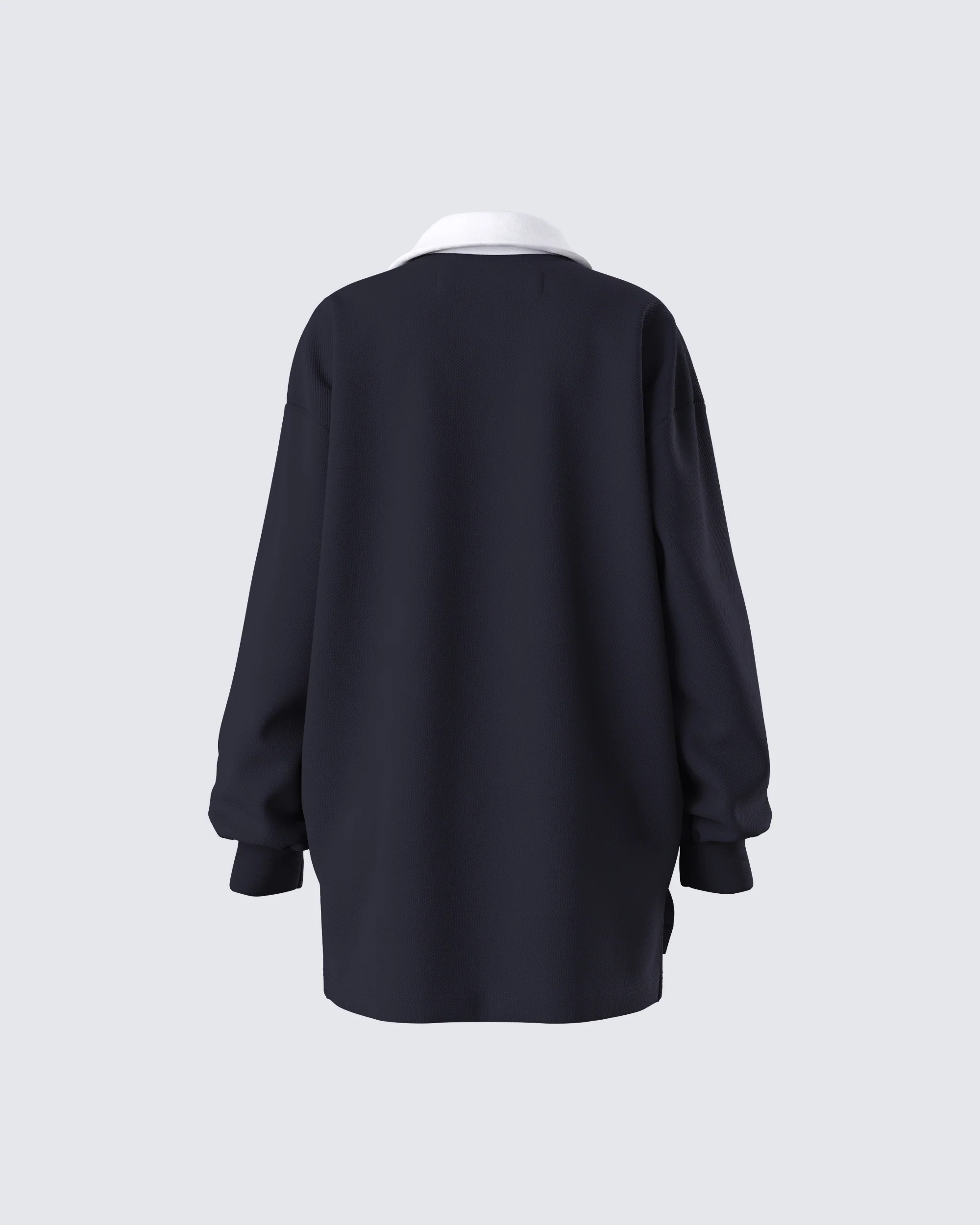 Iden Black Rugby Polo Dress