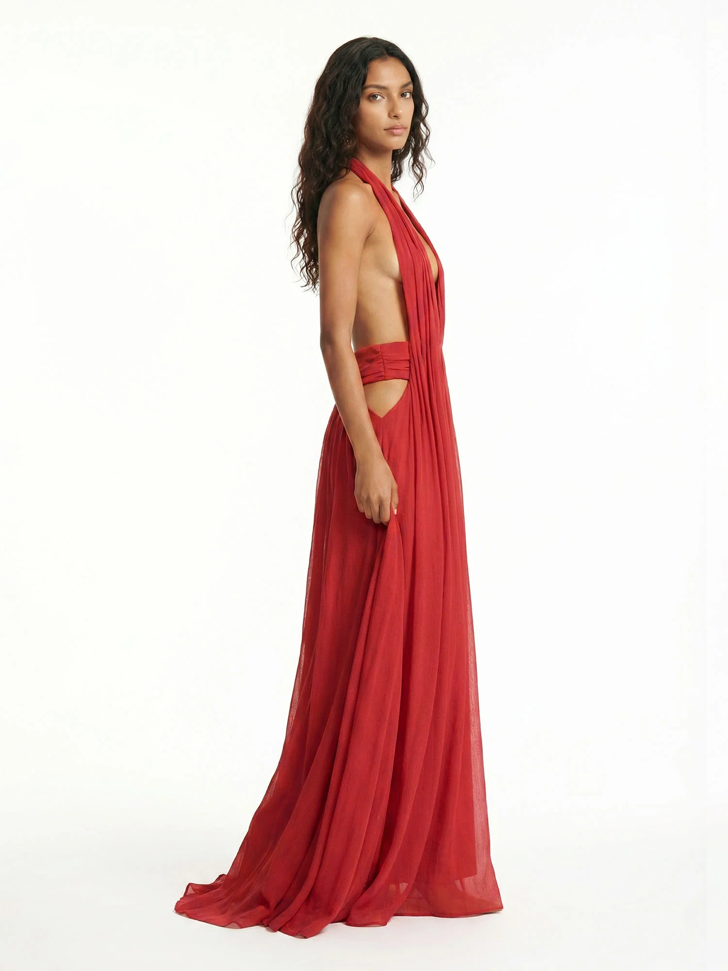 Eternal Plunge Maxi Dress