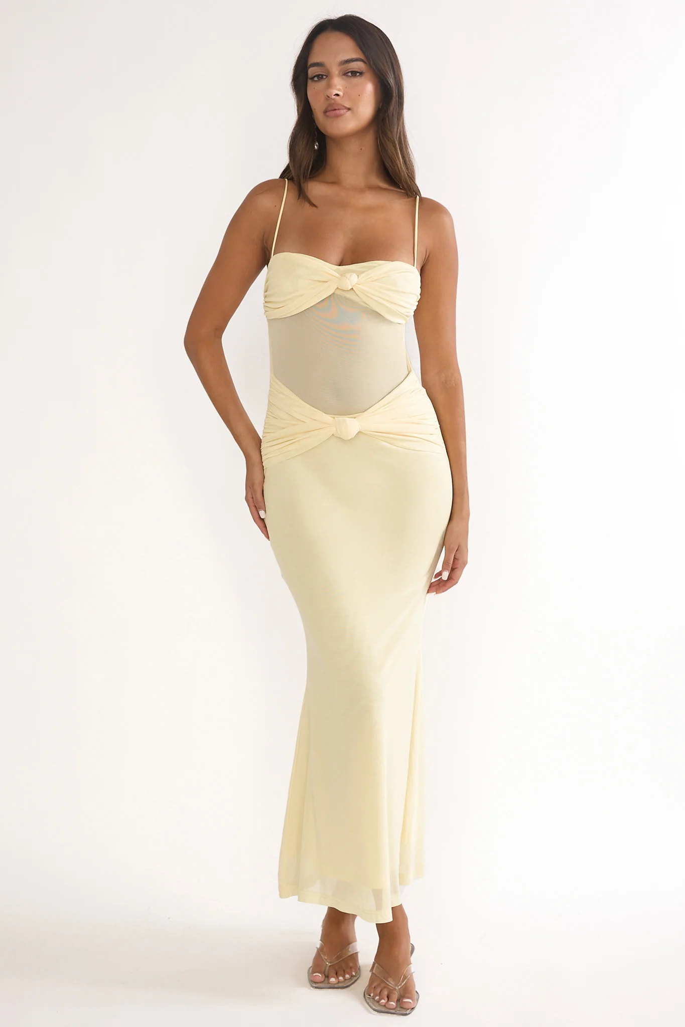 Stara Knot Accent Maxi Dress Butter