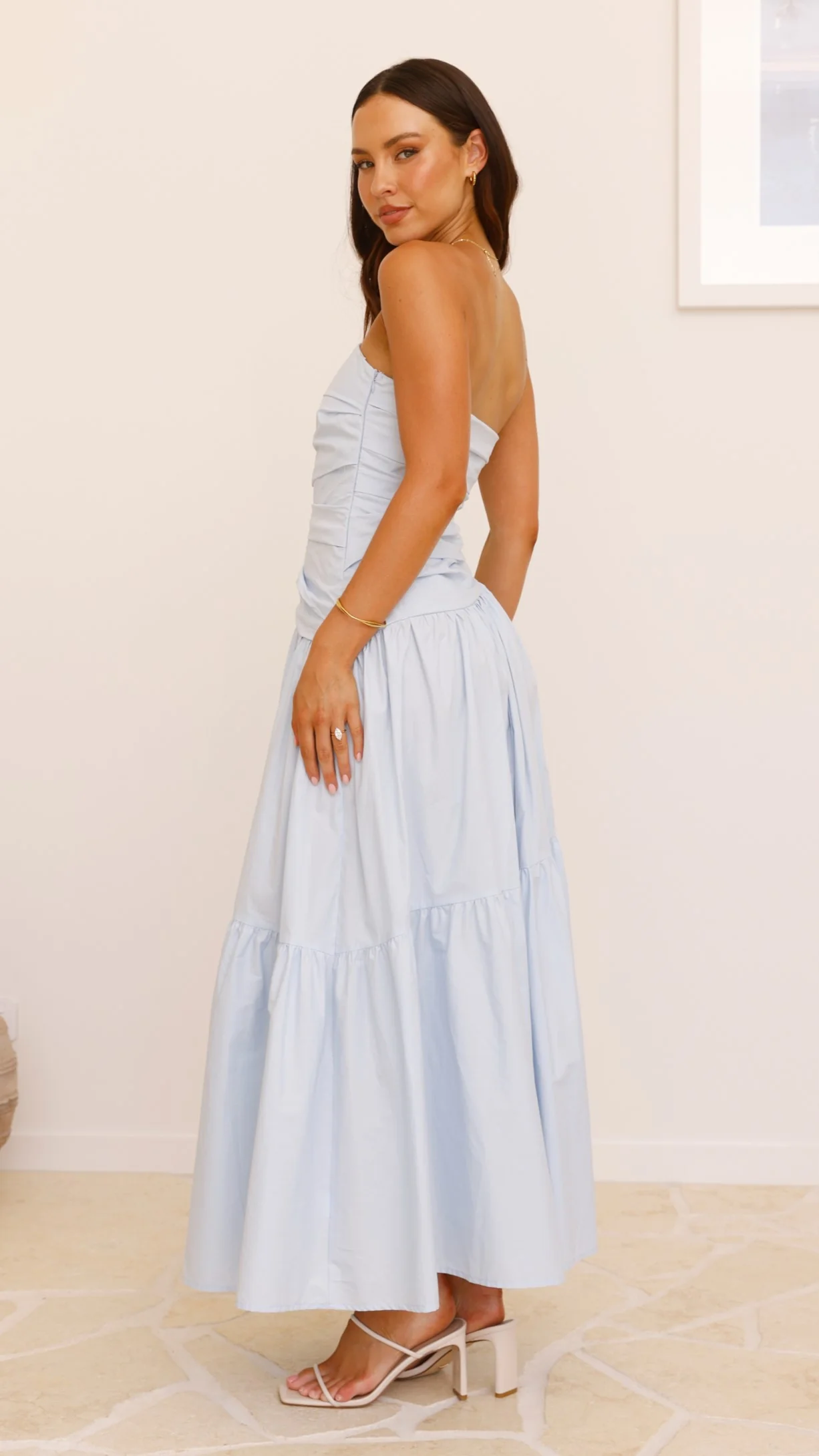 Lola Maxi Dress - Blue - luluinthesky