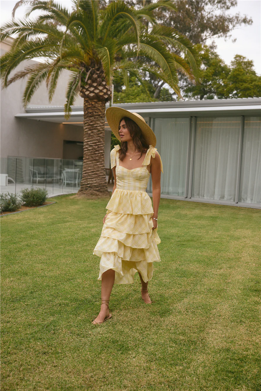 Dalia Maxi Dress Yellow