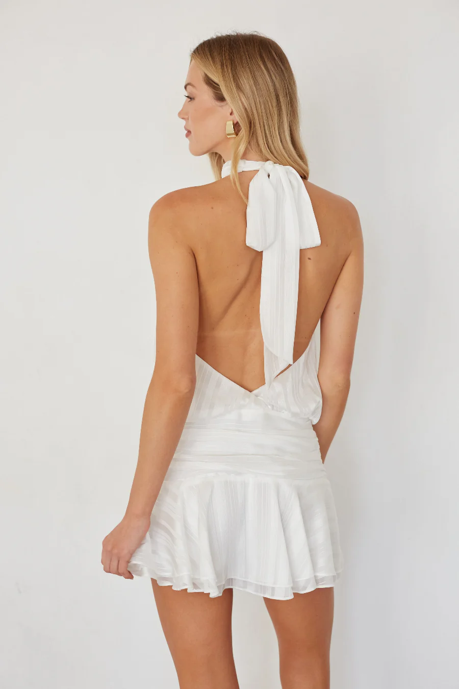Samantha Drop Waist Mini Dress - luluinthesky