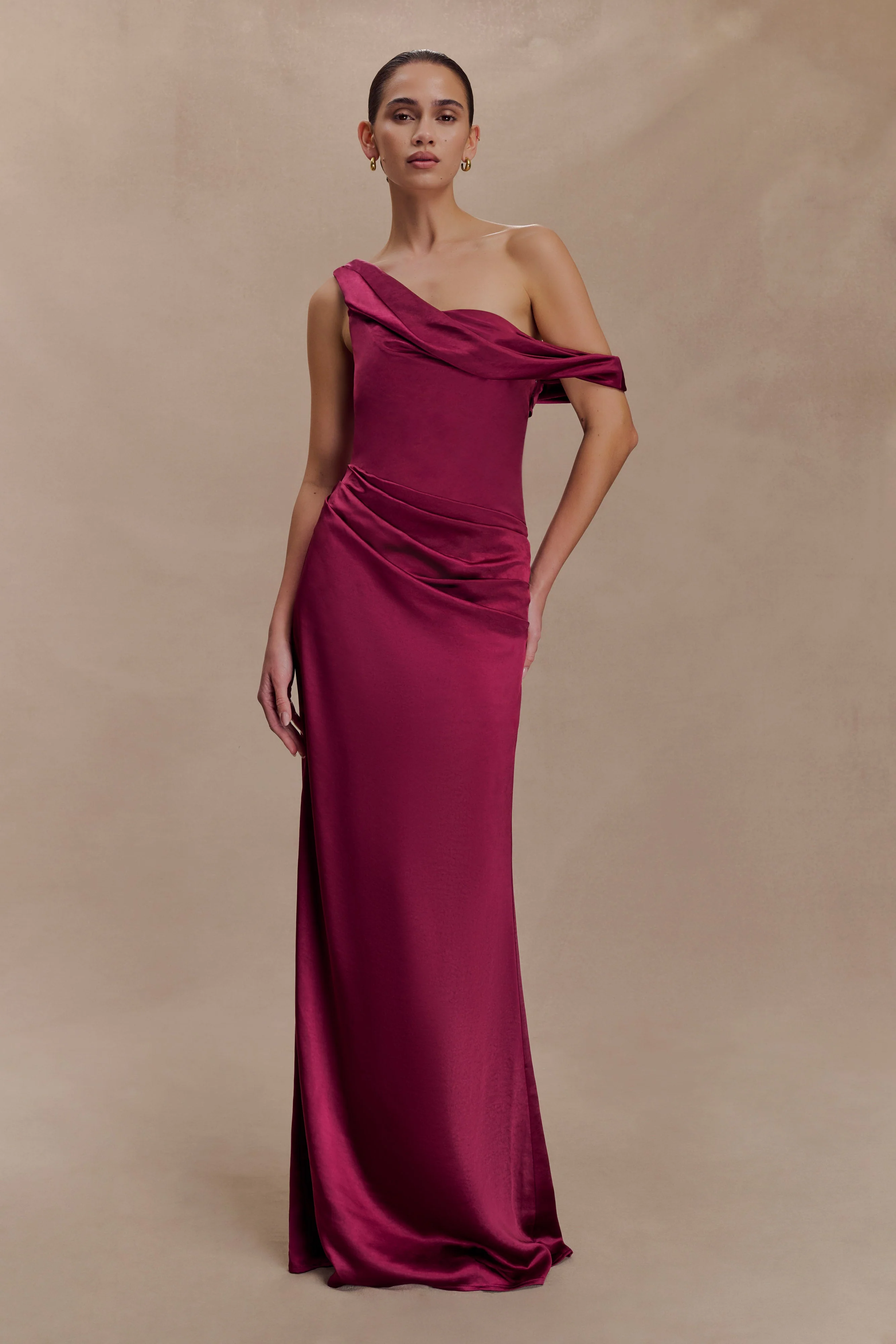 Dalia-Off-Shoulder-Satin-Maxi-Dress-Mahogany
