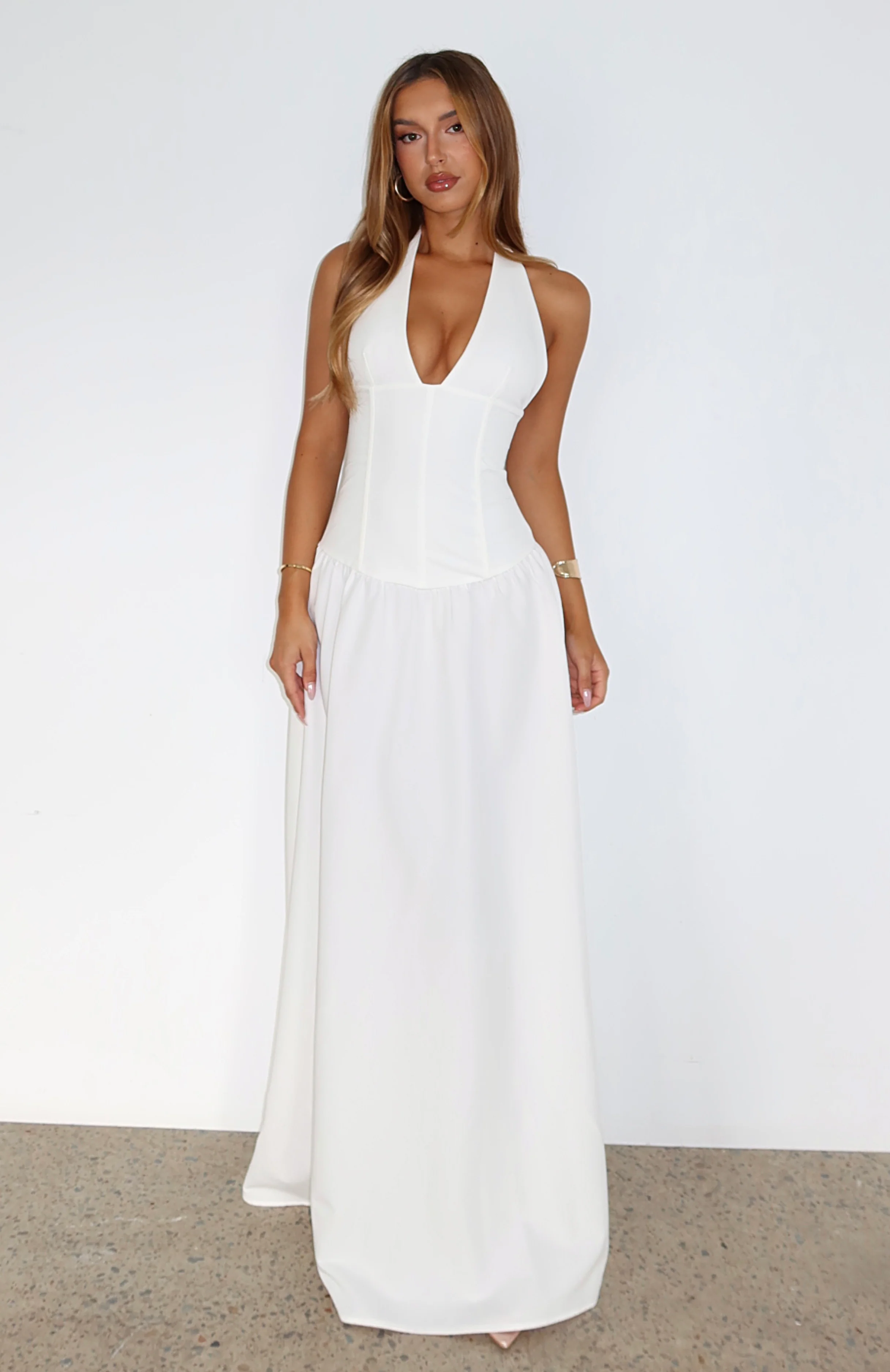 Say You Love Maxi Dress White