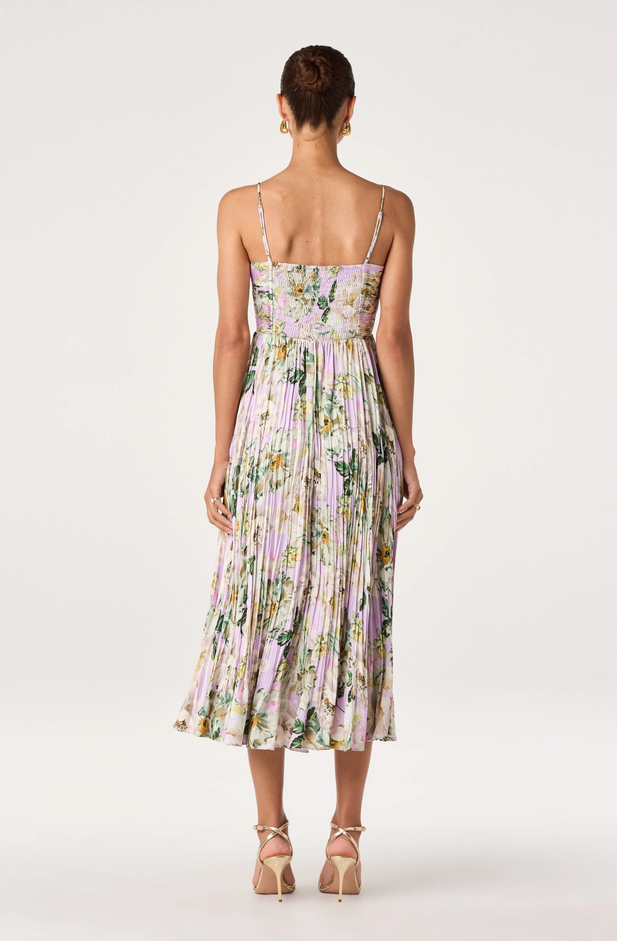 Maeve Pleated Midi Dress