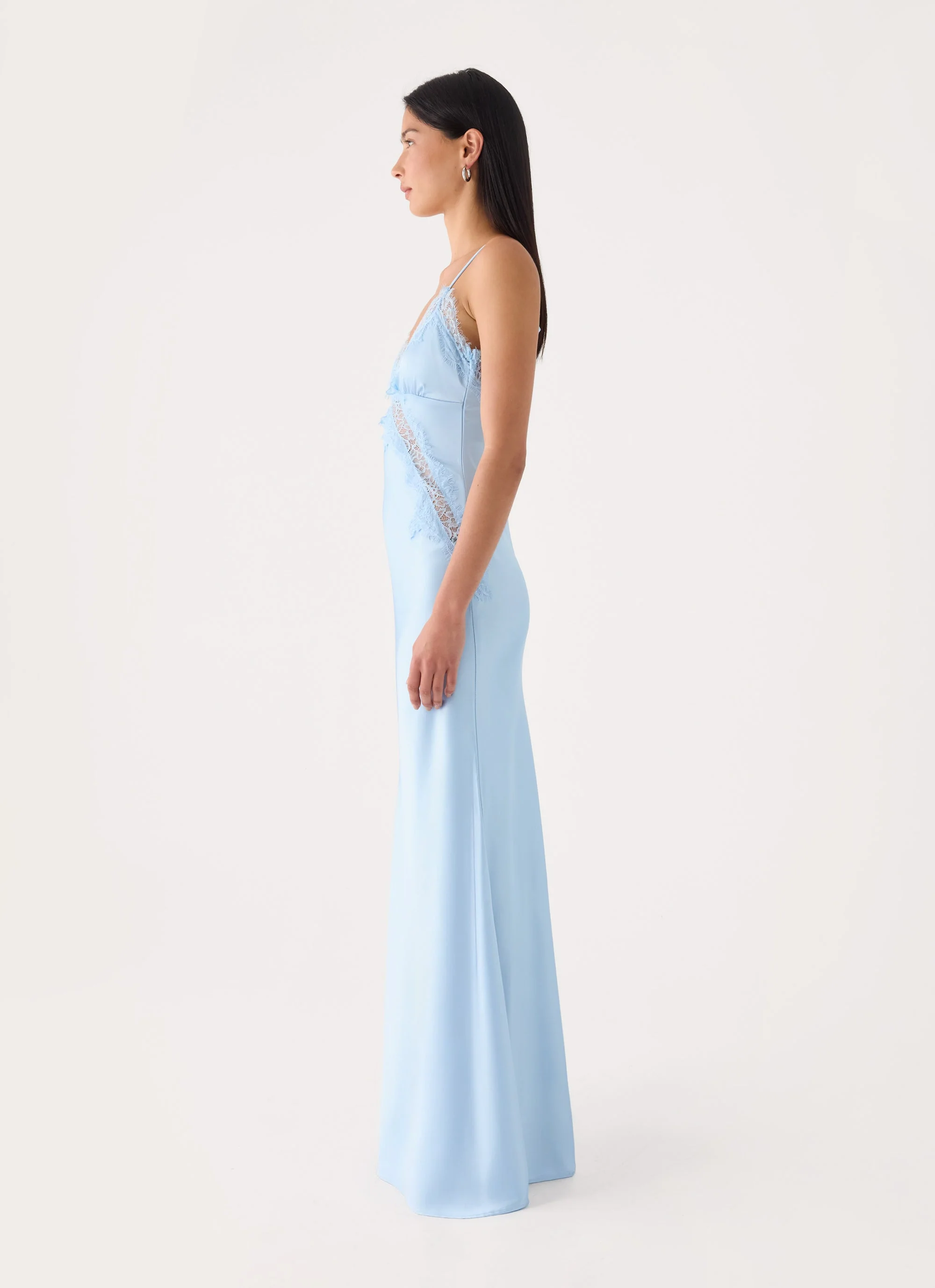 Winona Night Slip Dress - Blue - luluinthesky