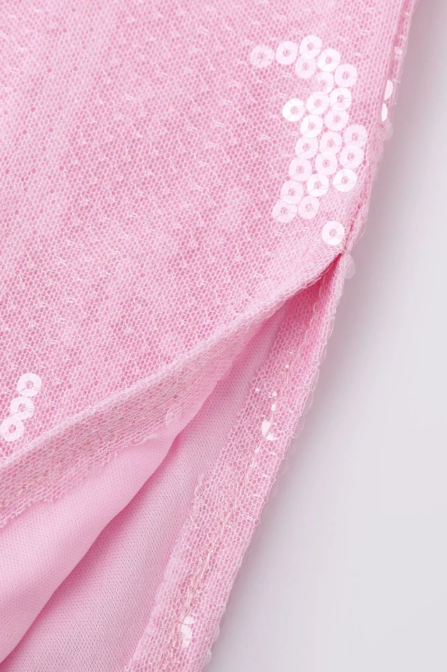 Honey Pink Sequin Maxi Dress