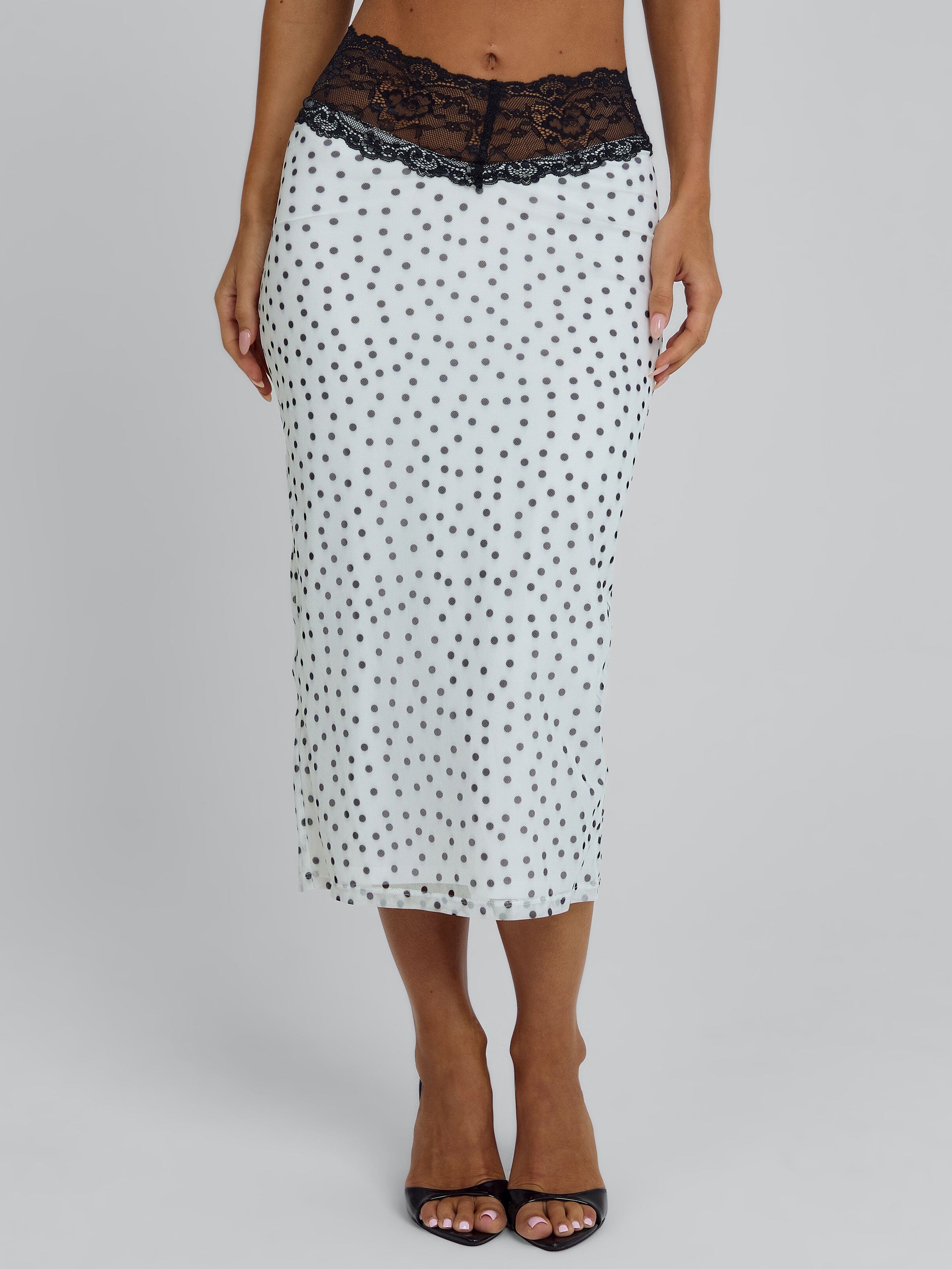 Jazara-Midi-Skirt-Black-Polka-Dot
