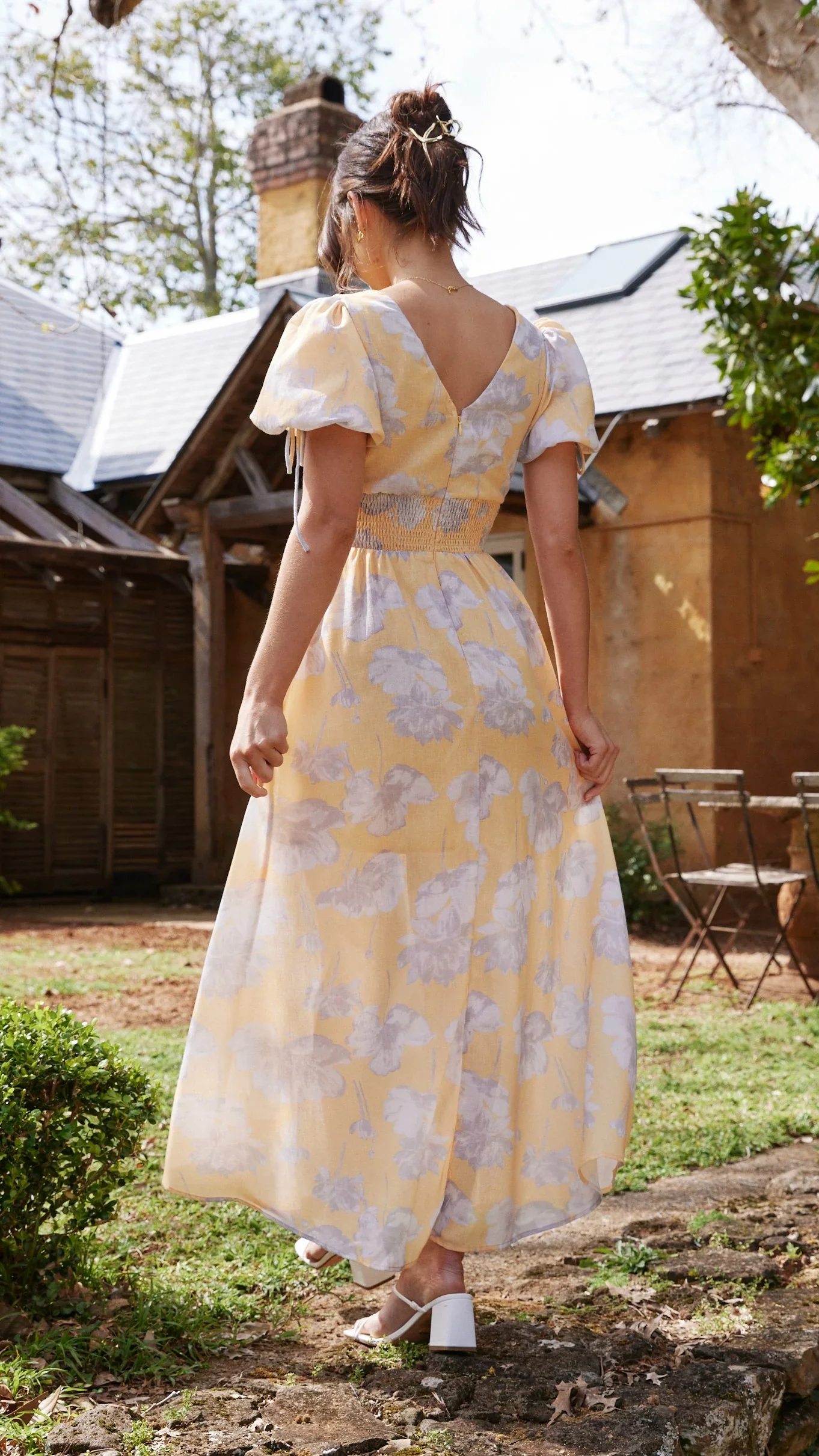 Sarai Maxi Dress - Yellow Floral