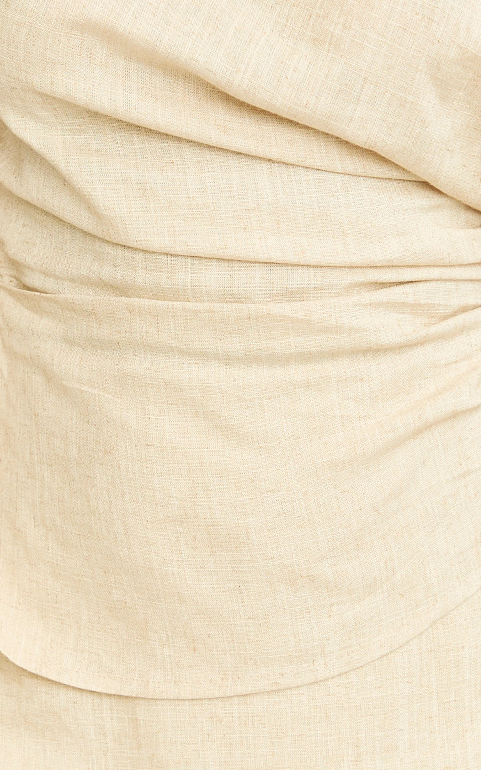 Robilyn - Off Shoulder Linen Look Top in Natural