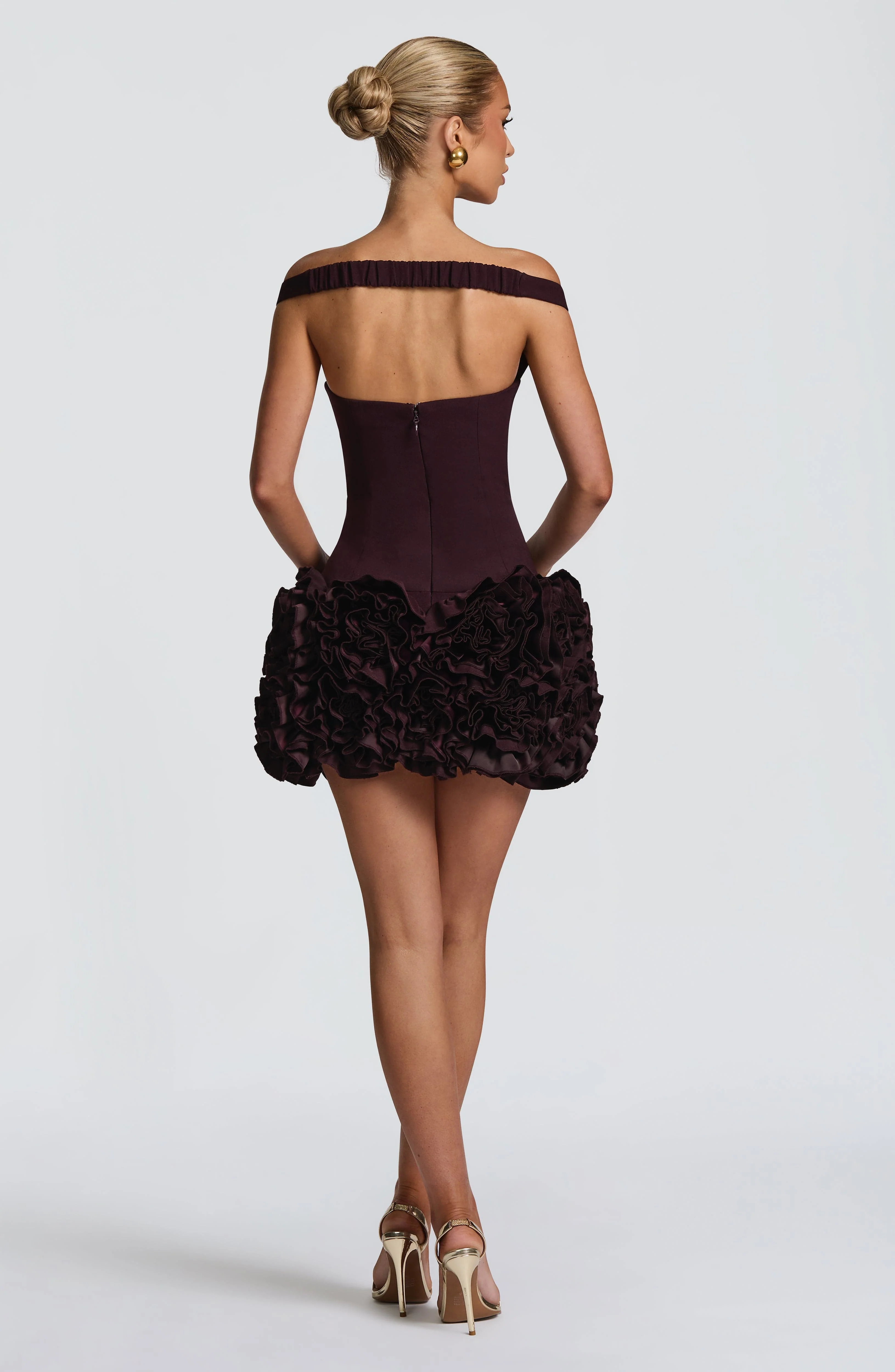 Aveta Mini Dress - Plum