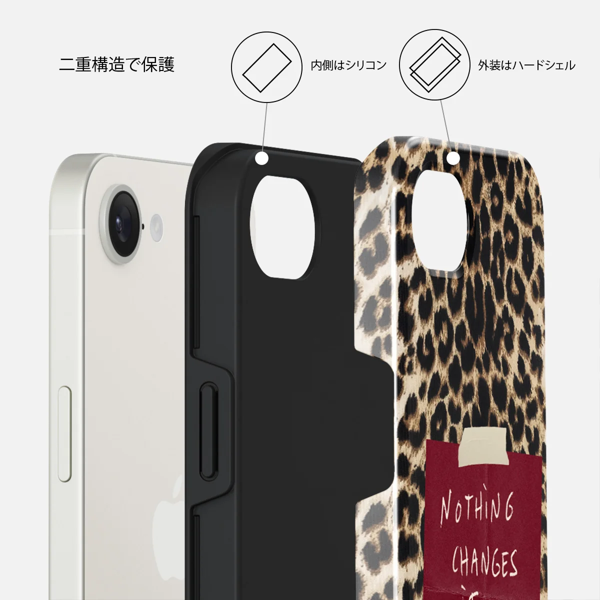 Nothing Changes - iPhone 16e ケース