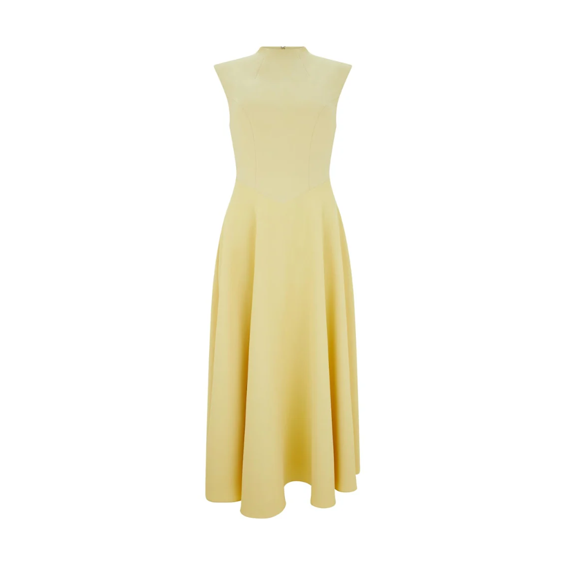 High Waist Midi Dress