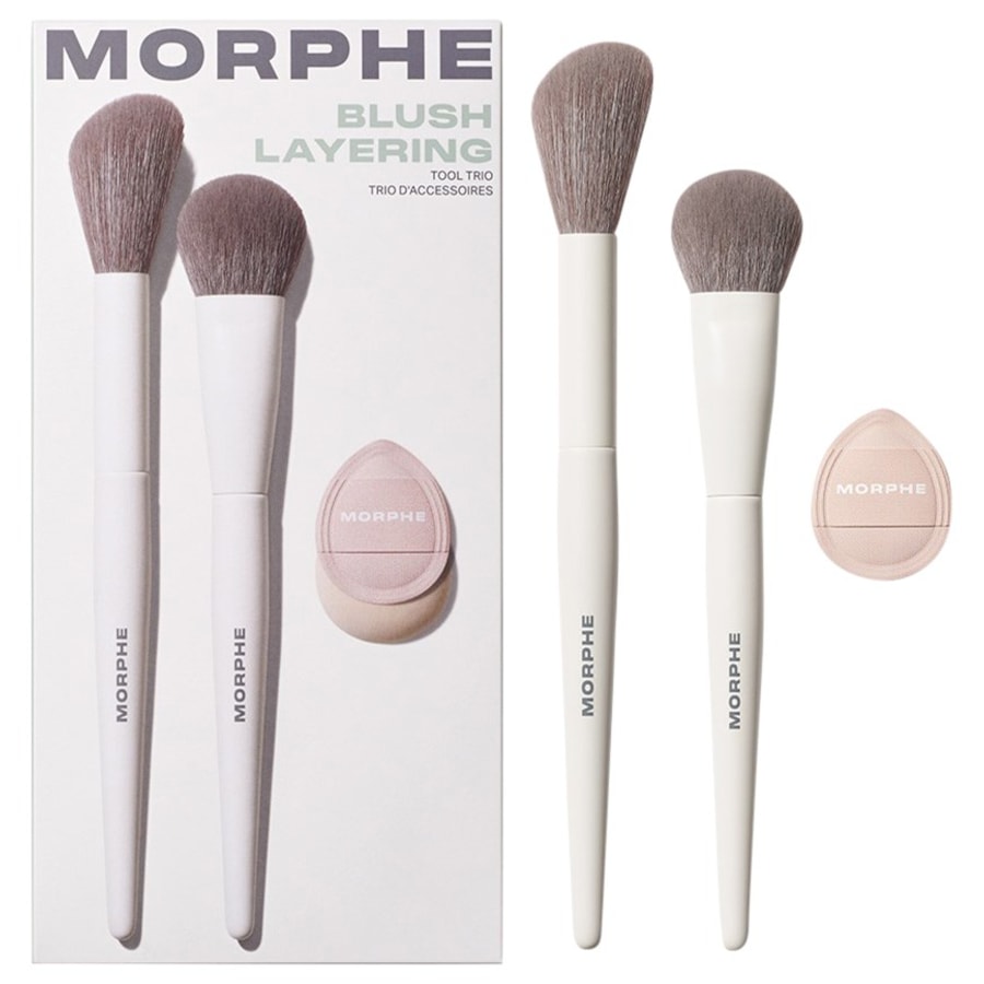 Morphe Zestaw pędzli do twarzy Blush Layering Tool Trio