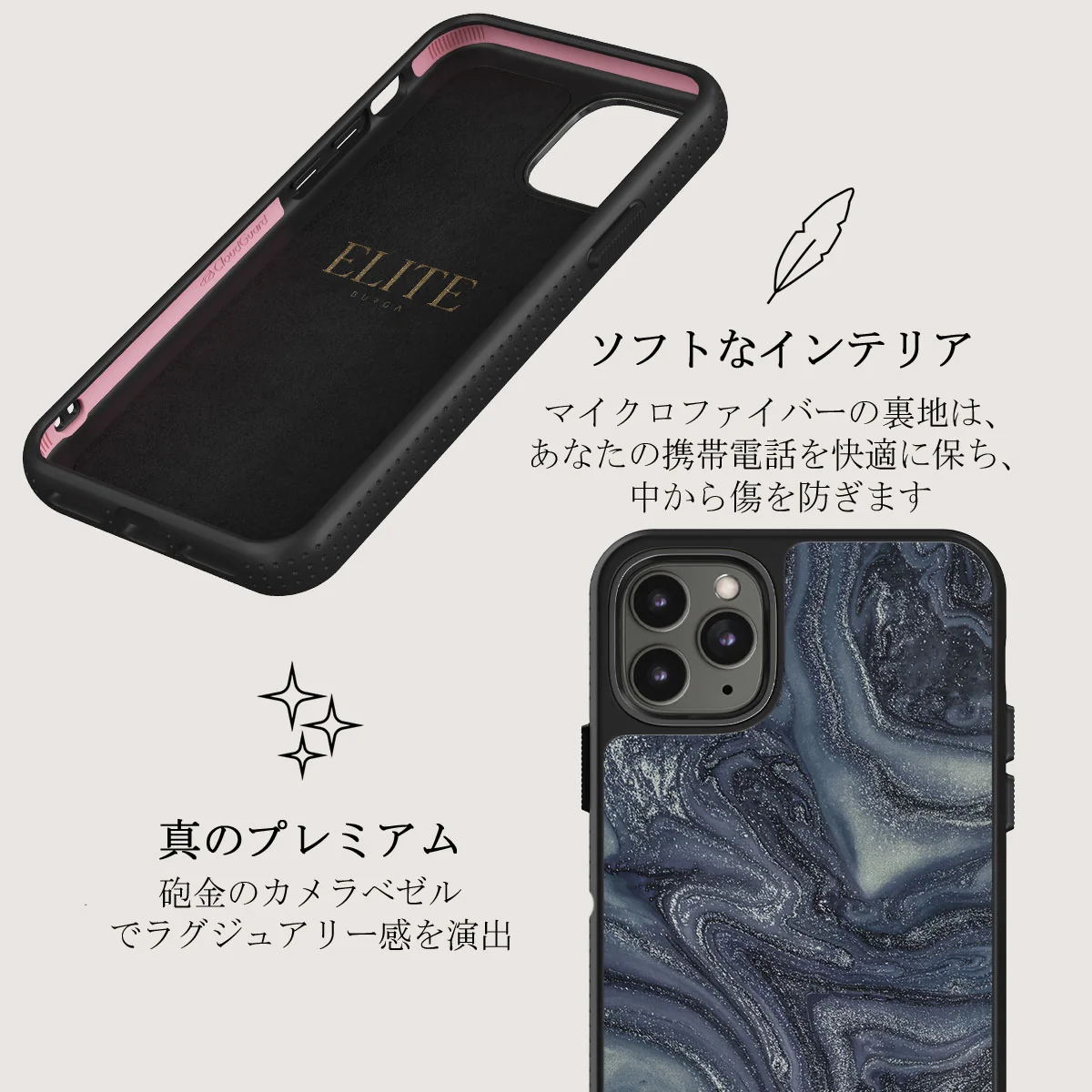 Navy Trench - Blue iPhone 11 Pro Max ケース