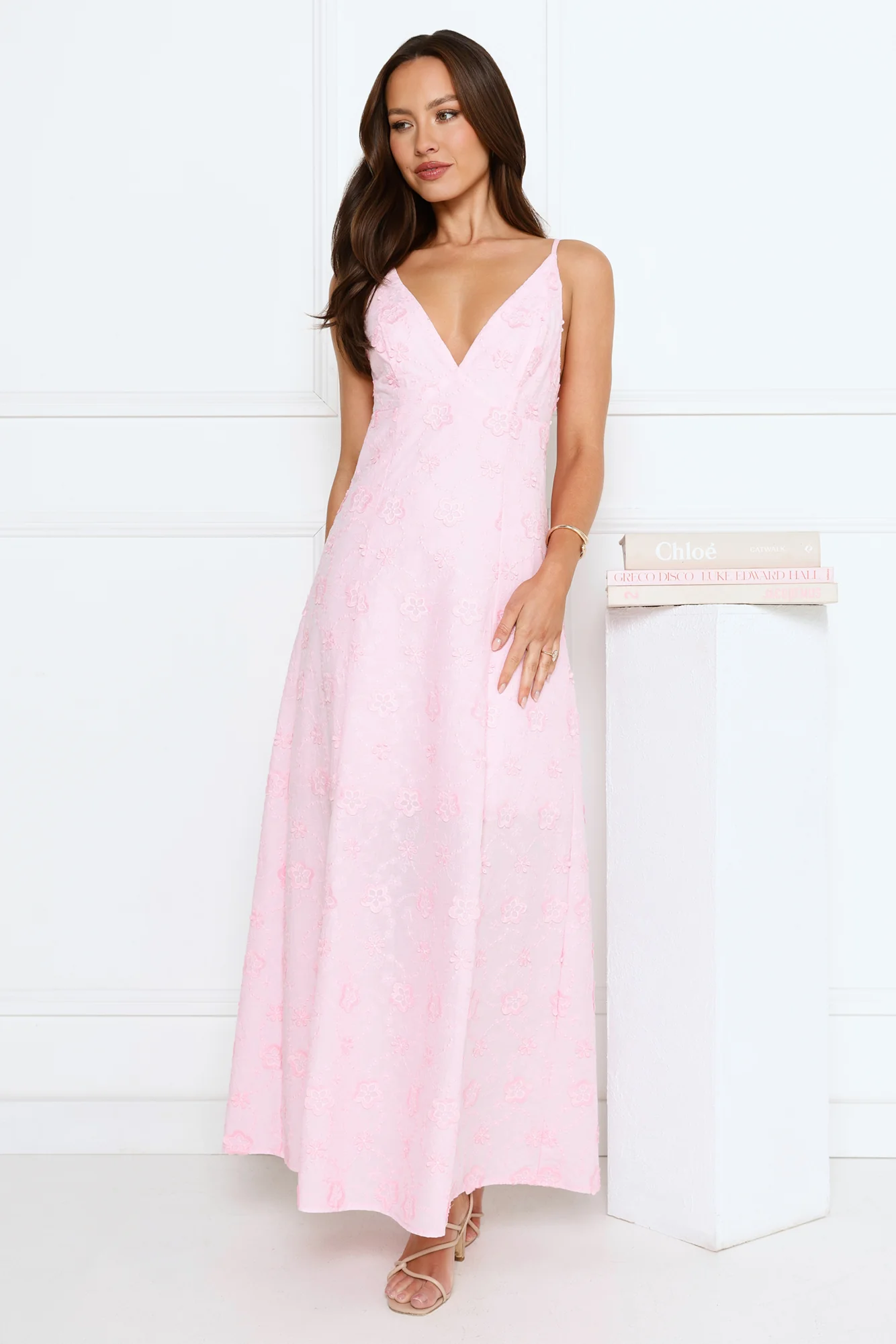Soft Moonbeam Maxi Dress Pink - luluinthesky