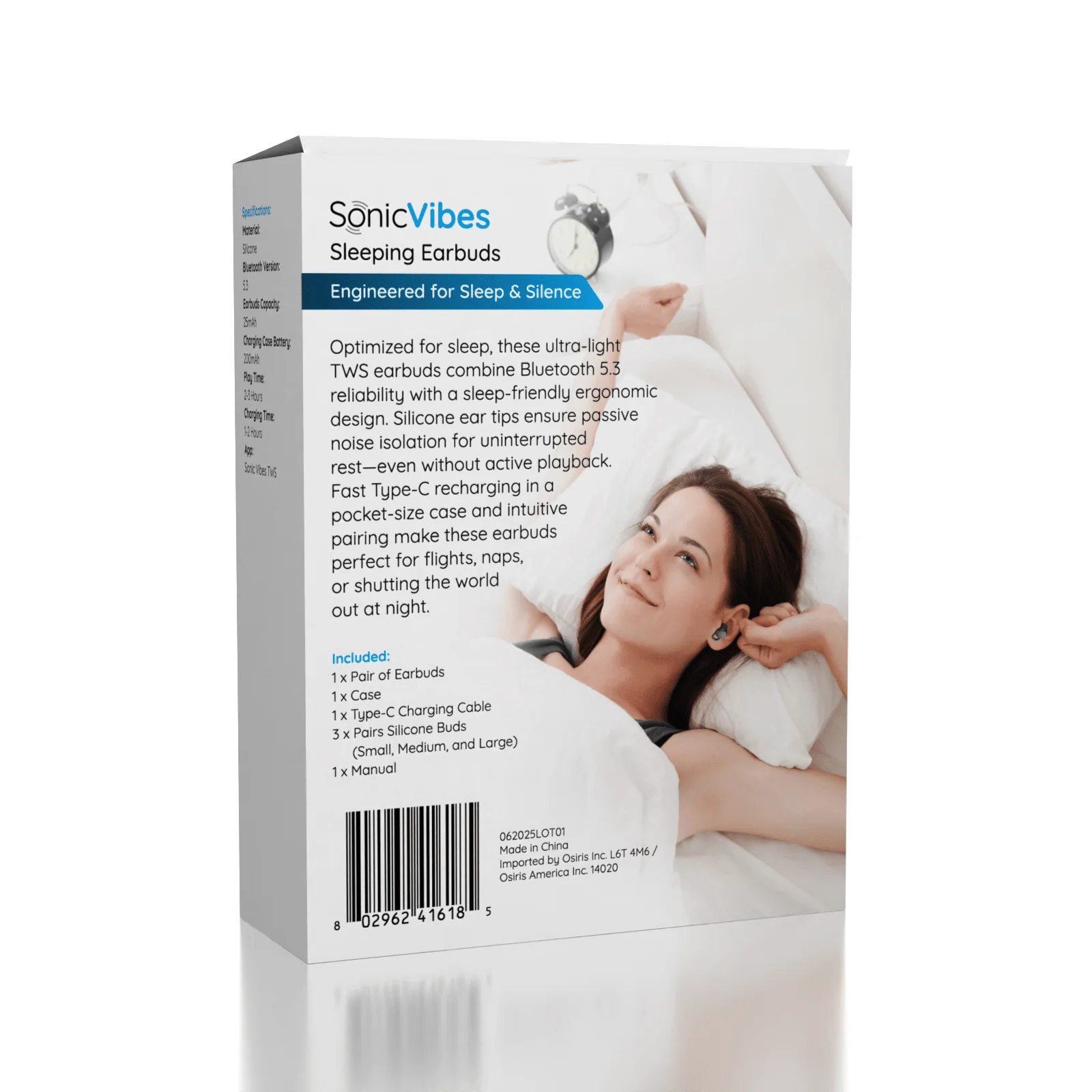 SonicVibes: Sleeping Earbuds