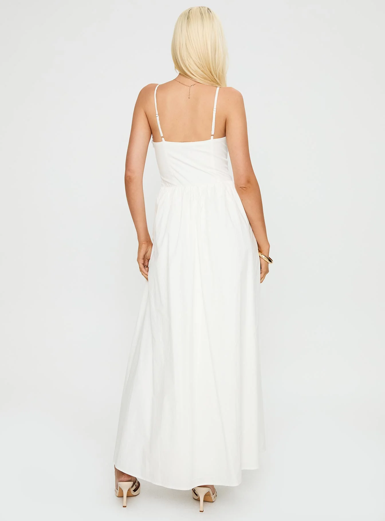 Ceremonious Maxi Dress White - luluinthesky