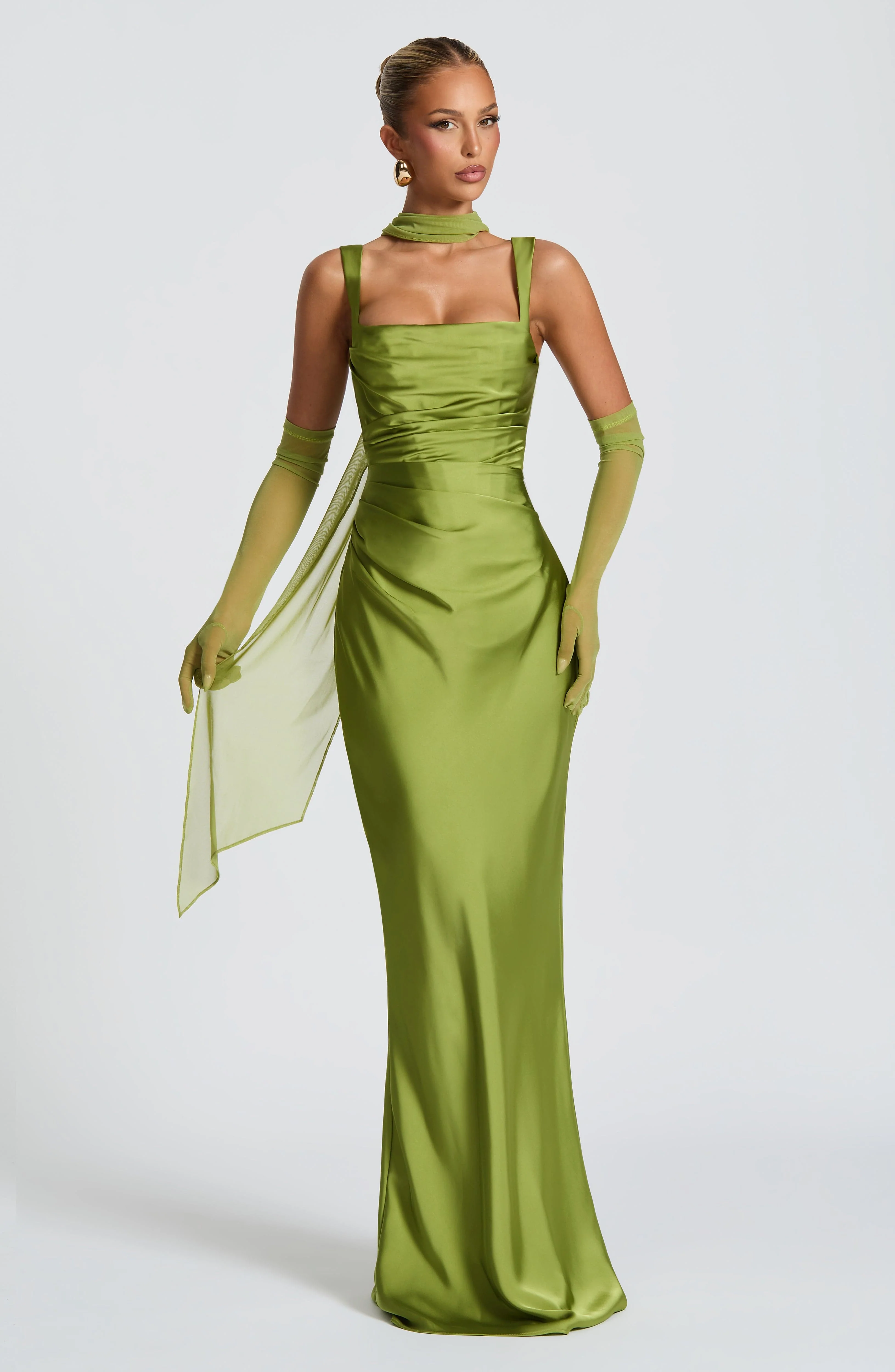 Calanthe Maxi Dress - Olive
