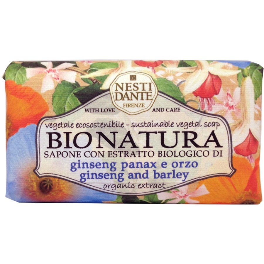 Nesti Dante Firenze Bio Natura Mydło z żeń-szeniem i jęczmieniem
