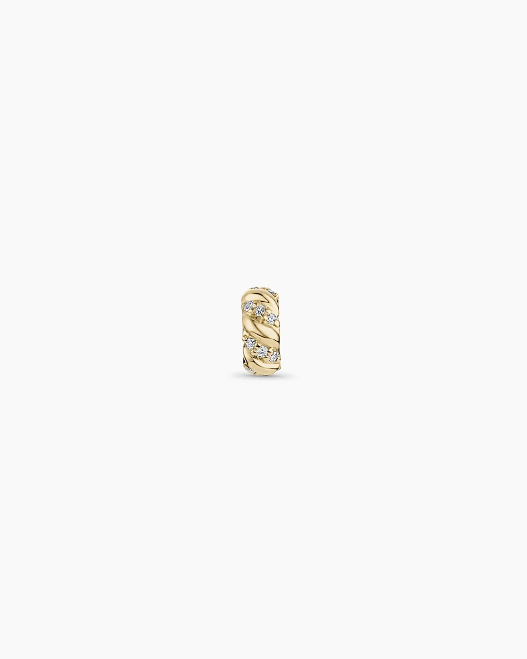 14K Diamond Crew Halo Charm