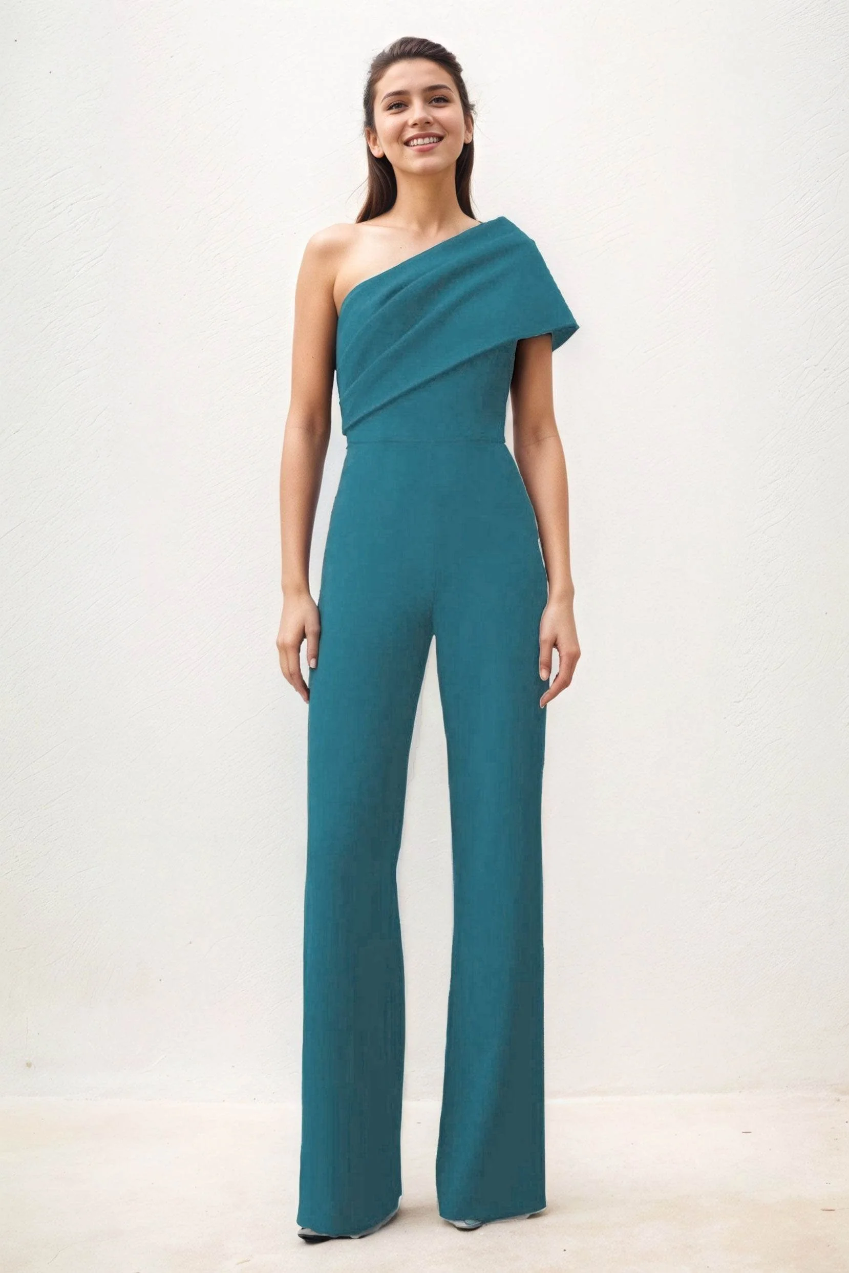 Jumpsuit Maxi Elastic Cloth Wedding Guest Dress CG0277