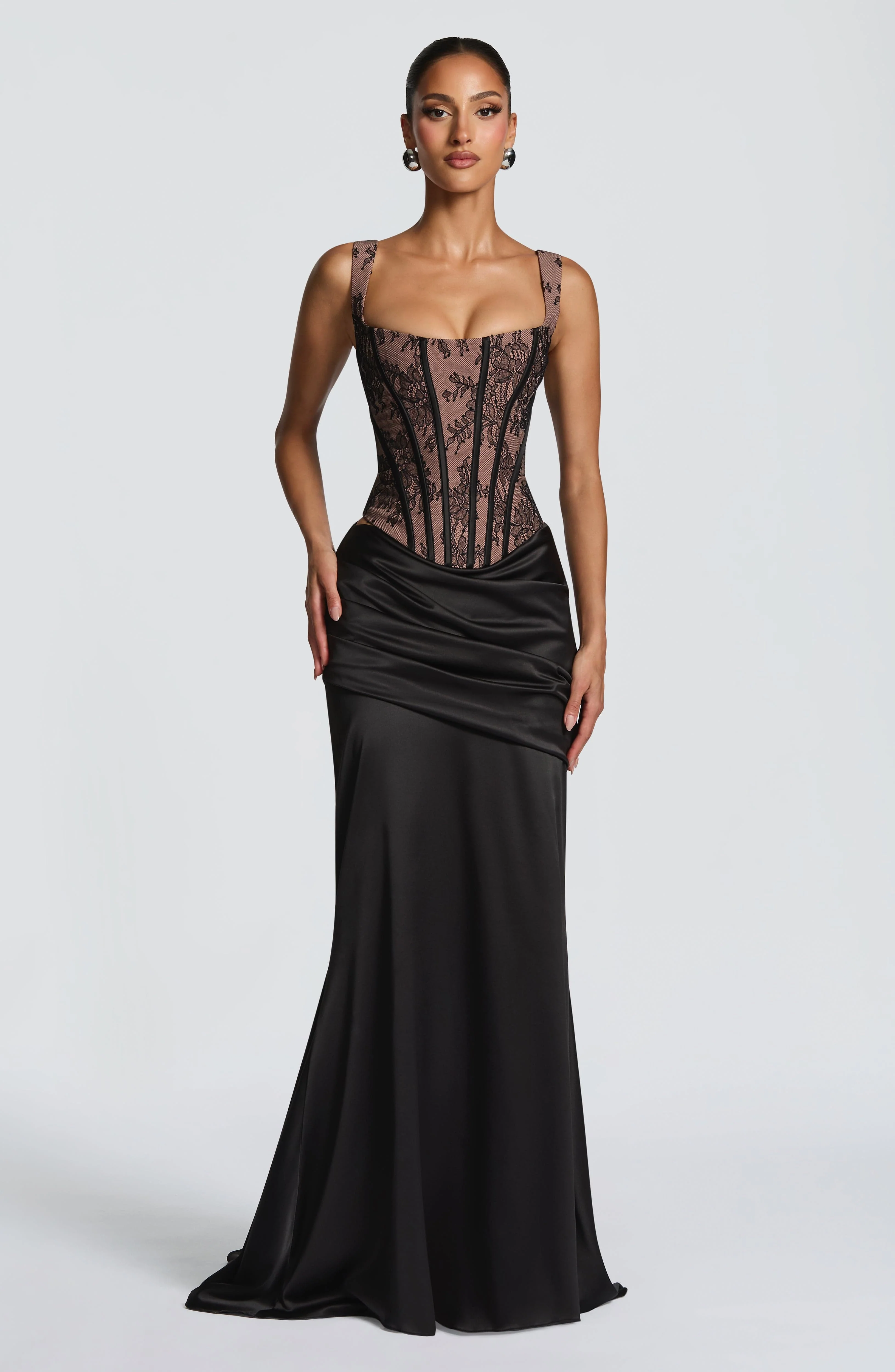 Claudette Maxi Skirt - Black