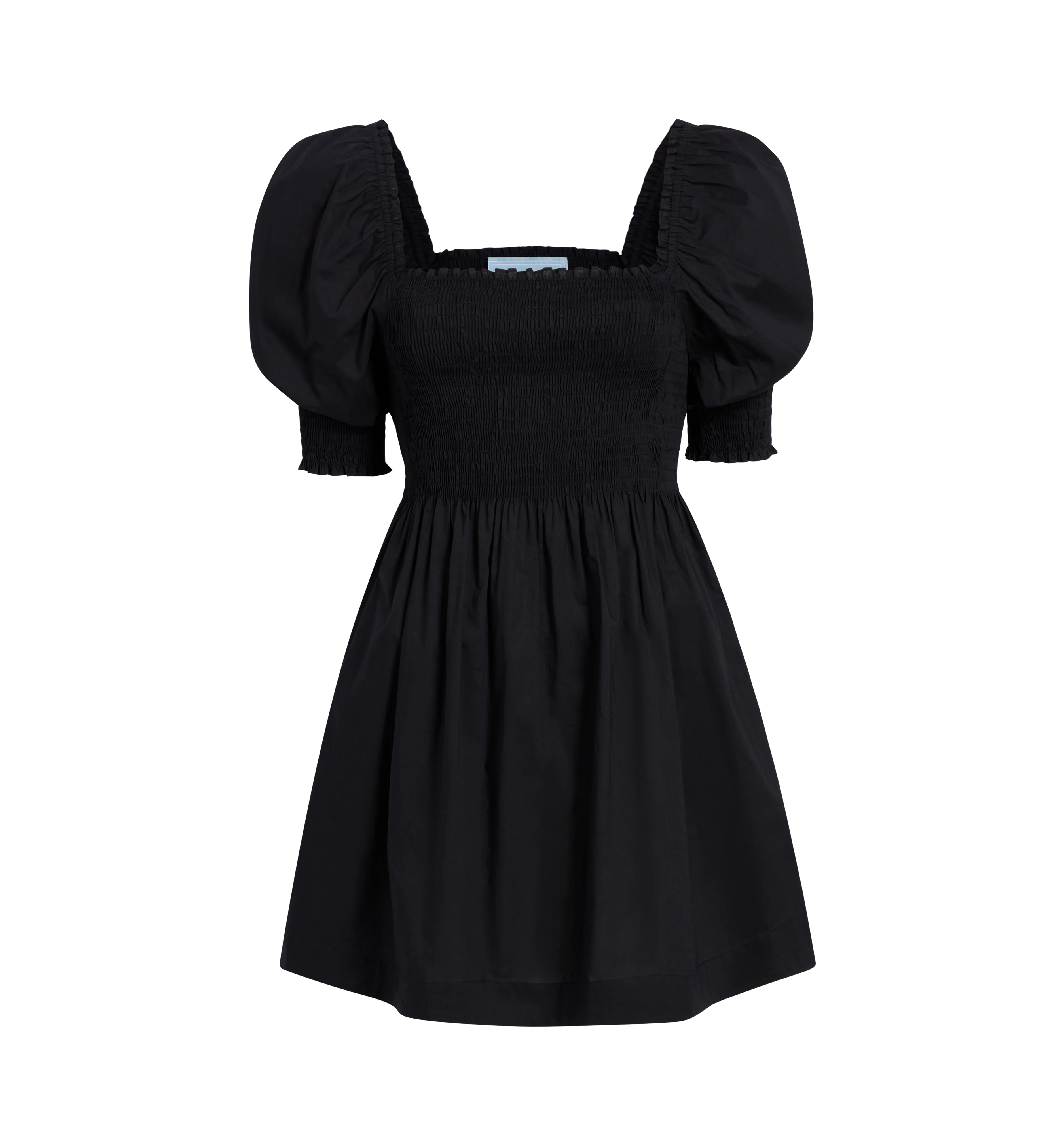 The Athena Nap Dress - Black Cotton