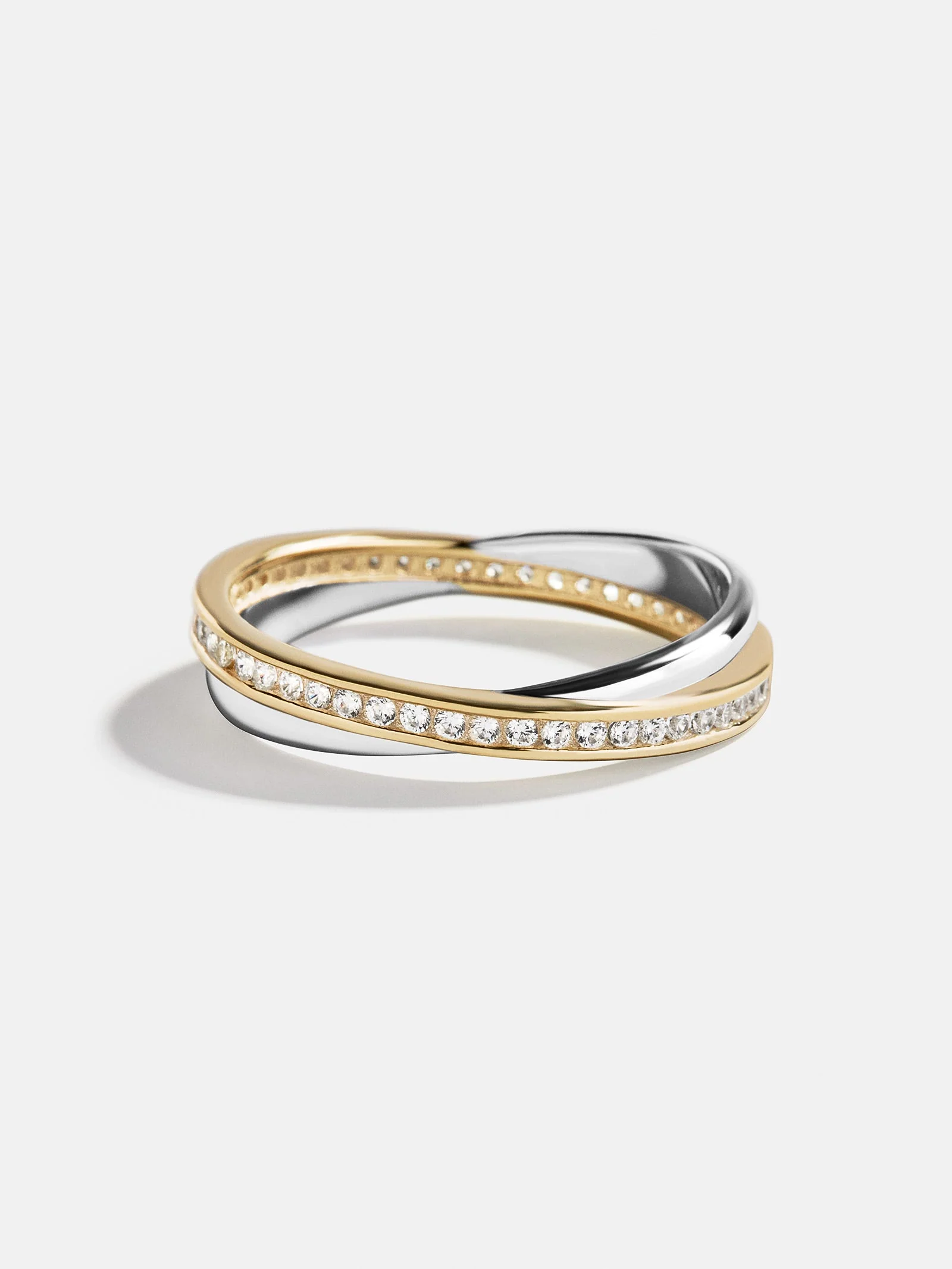 Melanie 14K Gold Ring - Gold/Silver