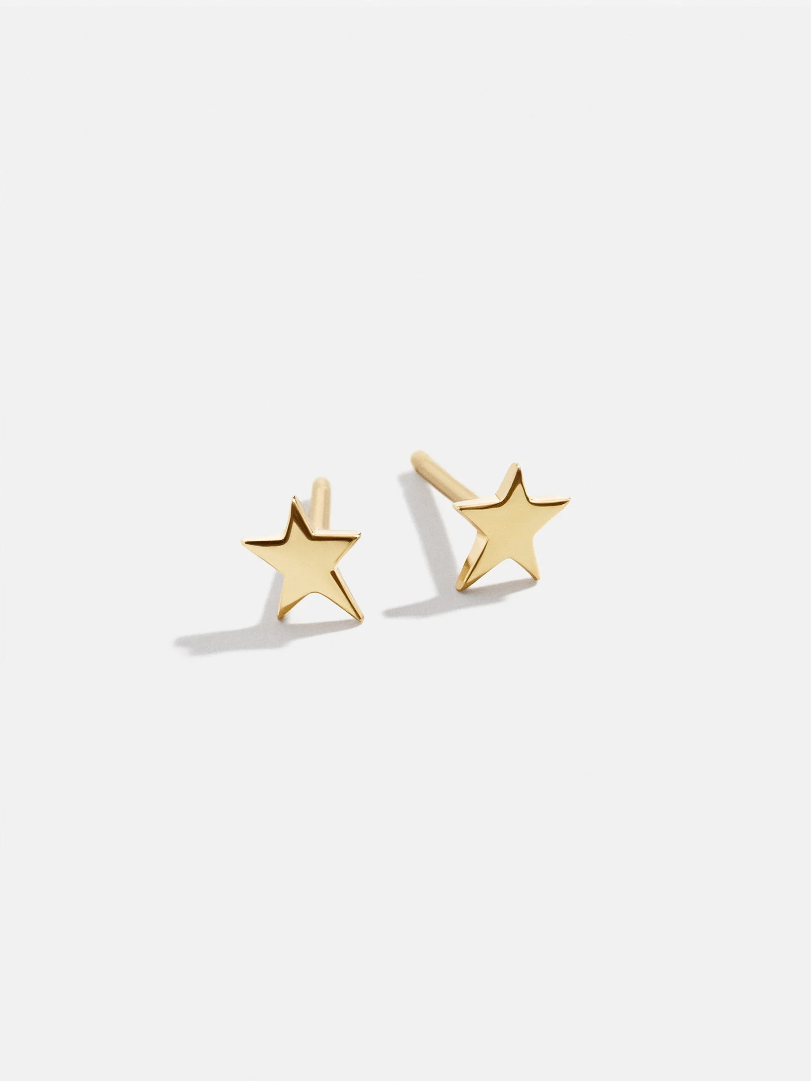 14K Gold Celestial Delicate Stud - Star